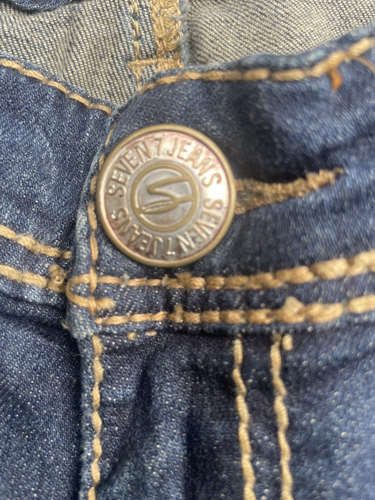 Designer × Seven 7 Seven 7 Flare Denim Size 33" - 18 Thumbnail