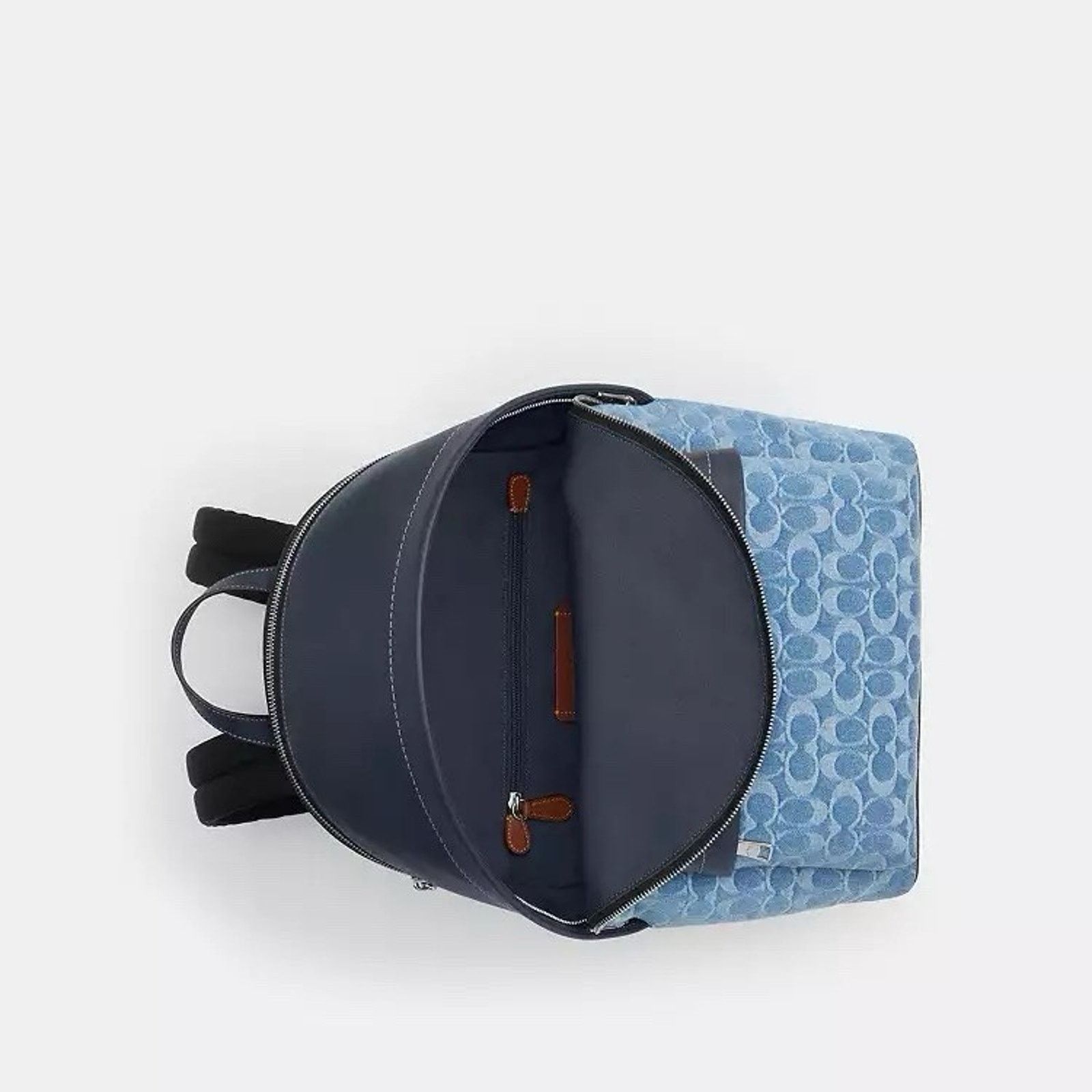Coach NWT Coach Taylor Backpack Signature Denim CDF23 Silver/Denim Size ONE SIZE - 11 Thumbnail