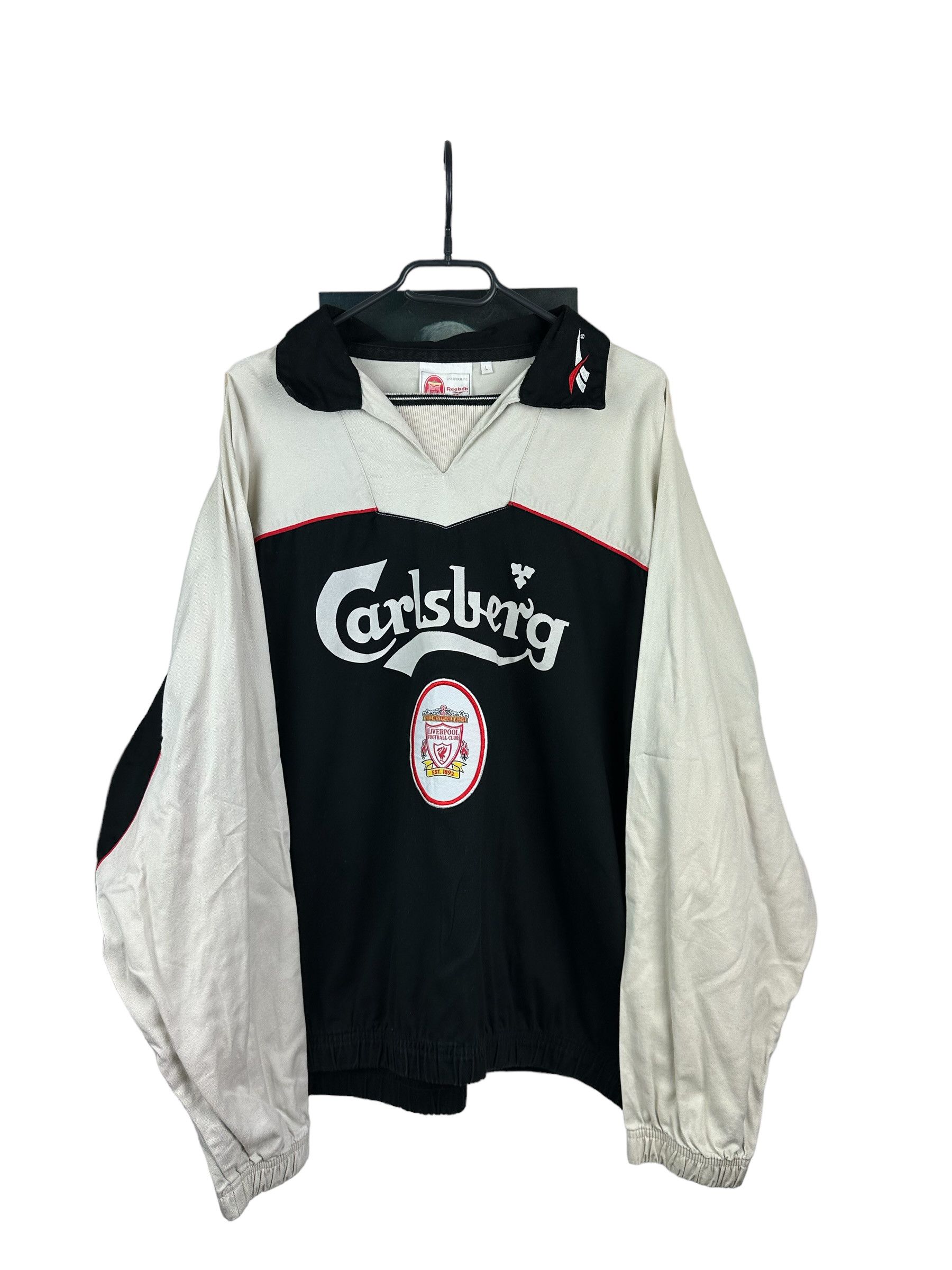 Vintage Reebok Liverpool 90s Football Sweatshirt Rare Soccer