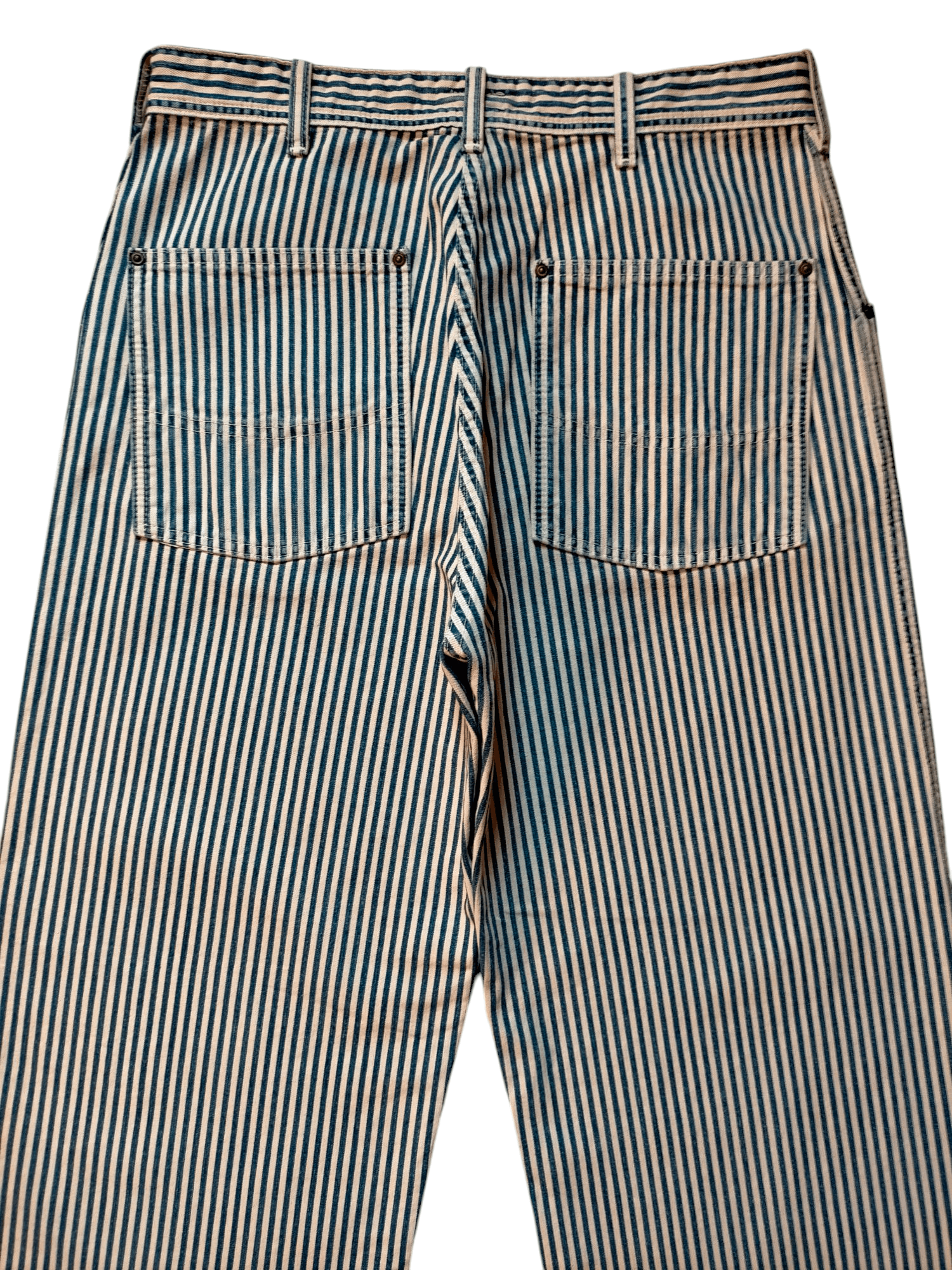Edwin Vtg 90s ONE-O-ONE 101 Edwin Hickory Workwear Wide Leg Jeans Size US 34 / EU 50 - 9 Thumbnail