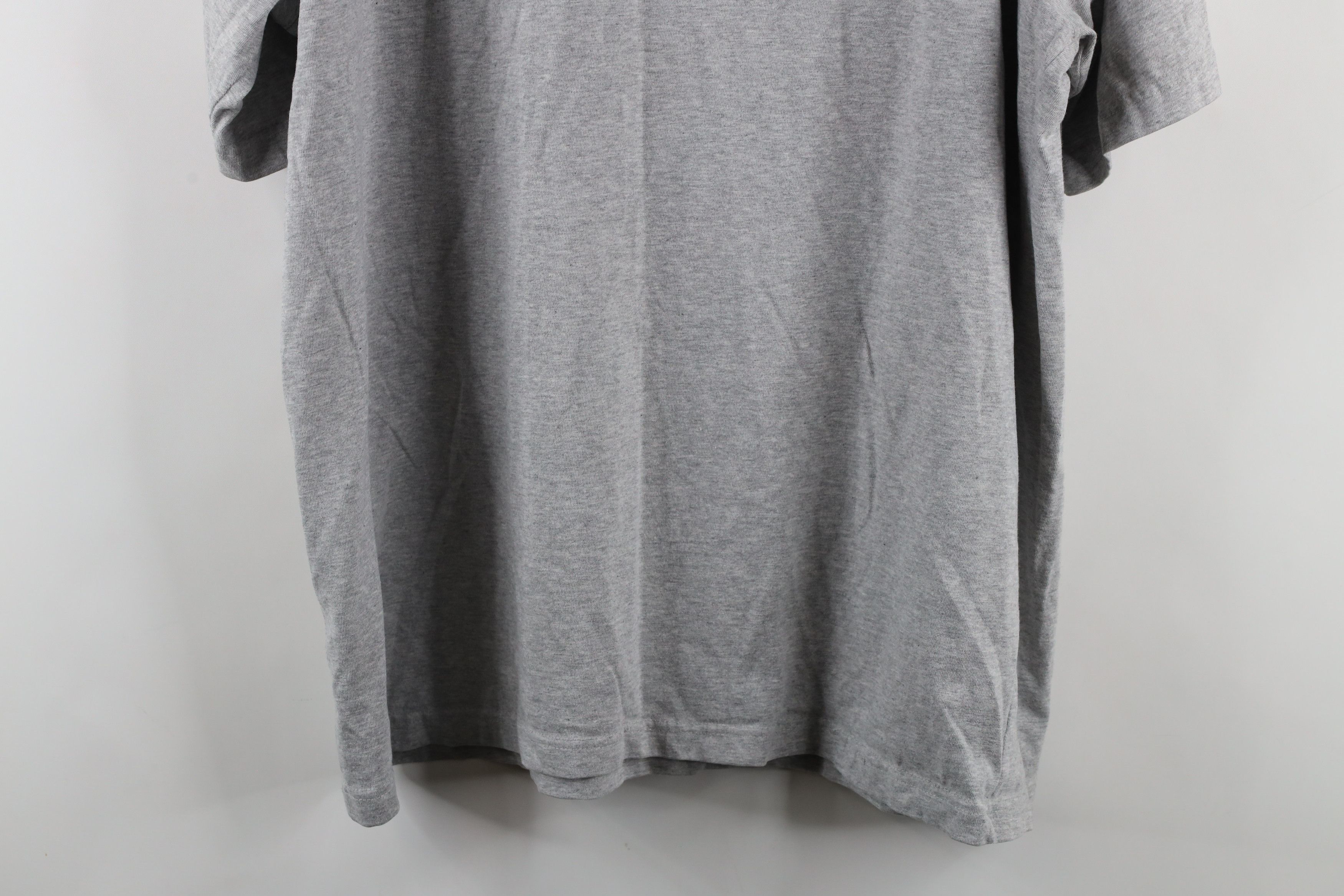 Lands' End × Vintage Vintage 90s Lands End Blank Short Sleeve T-Shirt Gray Cotton Size US L / EU 52-54 / 3 - 11 Thumbnail