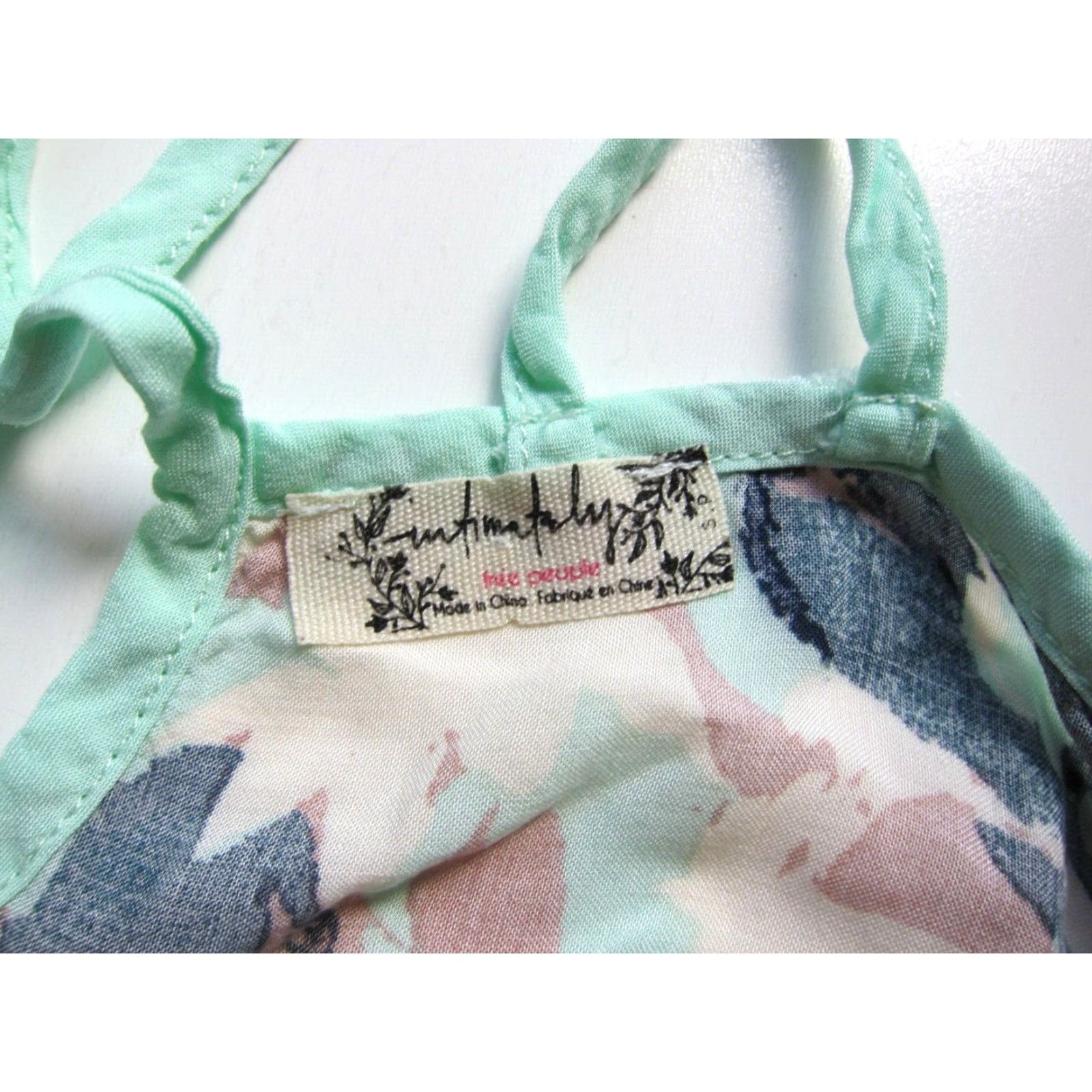 Free People Free People Intimately Pink Floral 100% Rayon Slip Dress Small Size S / US 4 / IT 40 - 3 Thumbnail