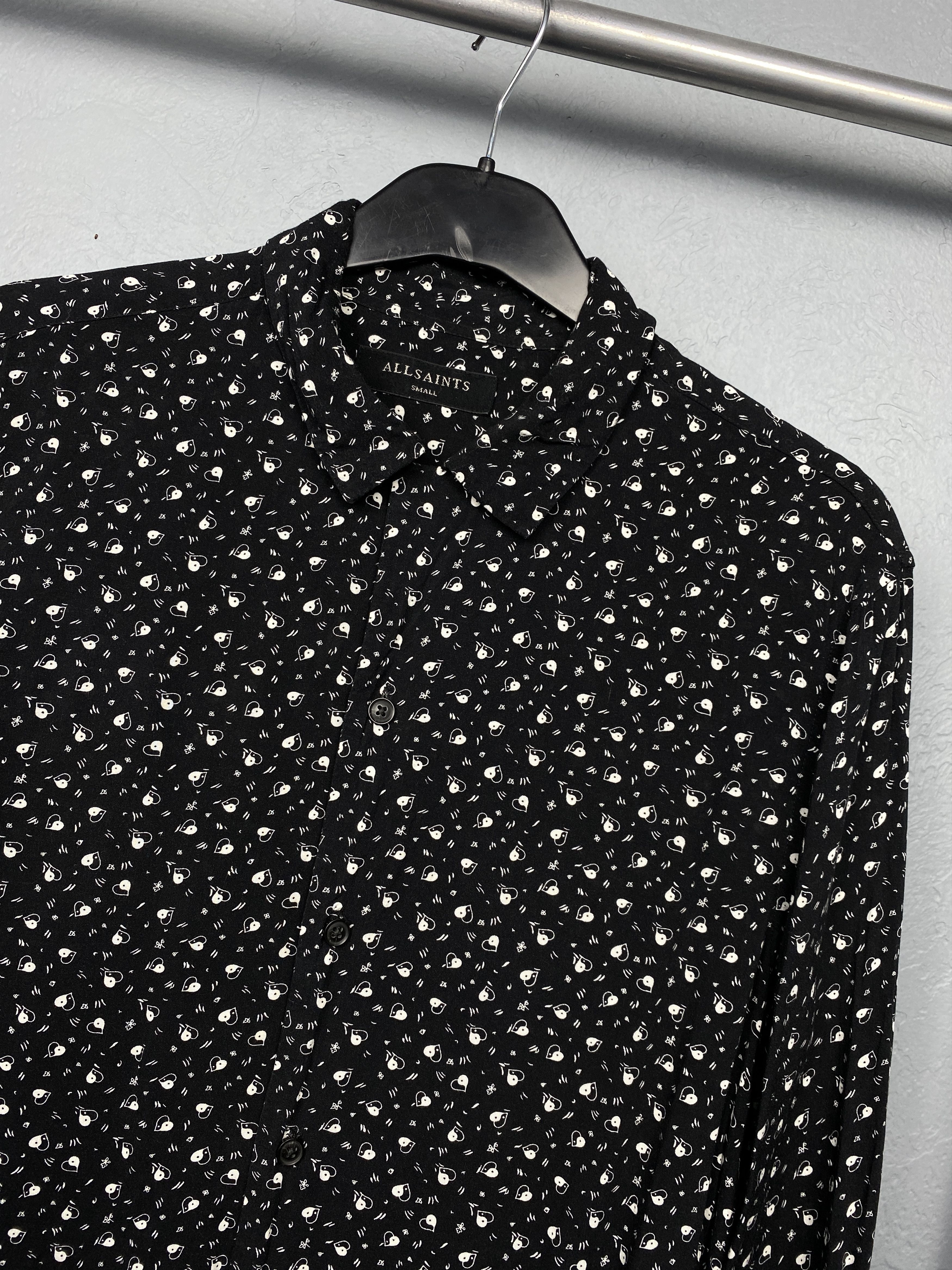 Allsaints Allsaints New Romantic Mens Long Sleeve Shirt Size US S / EU 44-46 / 1 - 2 Thumbnail