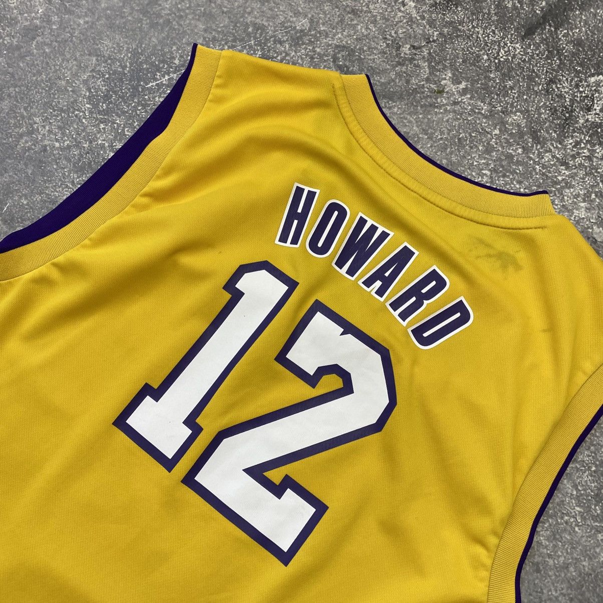 NBA Vintage Adidas NBA Lakers Howard 12 yellow basket jersey Size US L / EU 52-54 / 3 - 11 Thumbnail