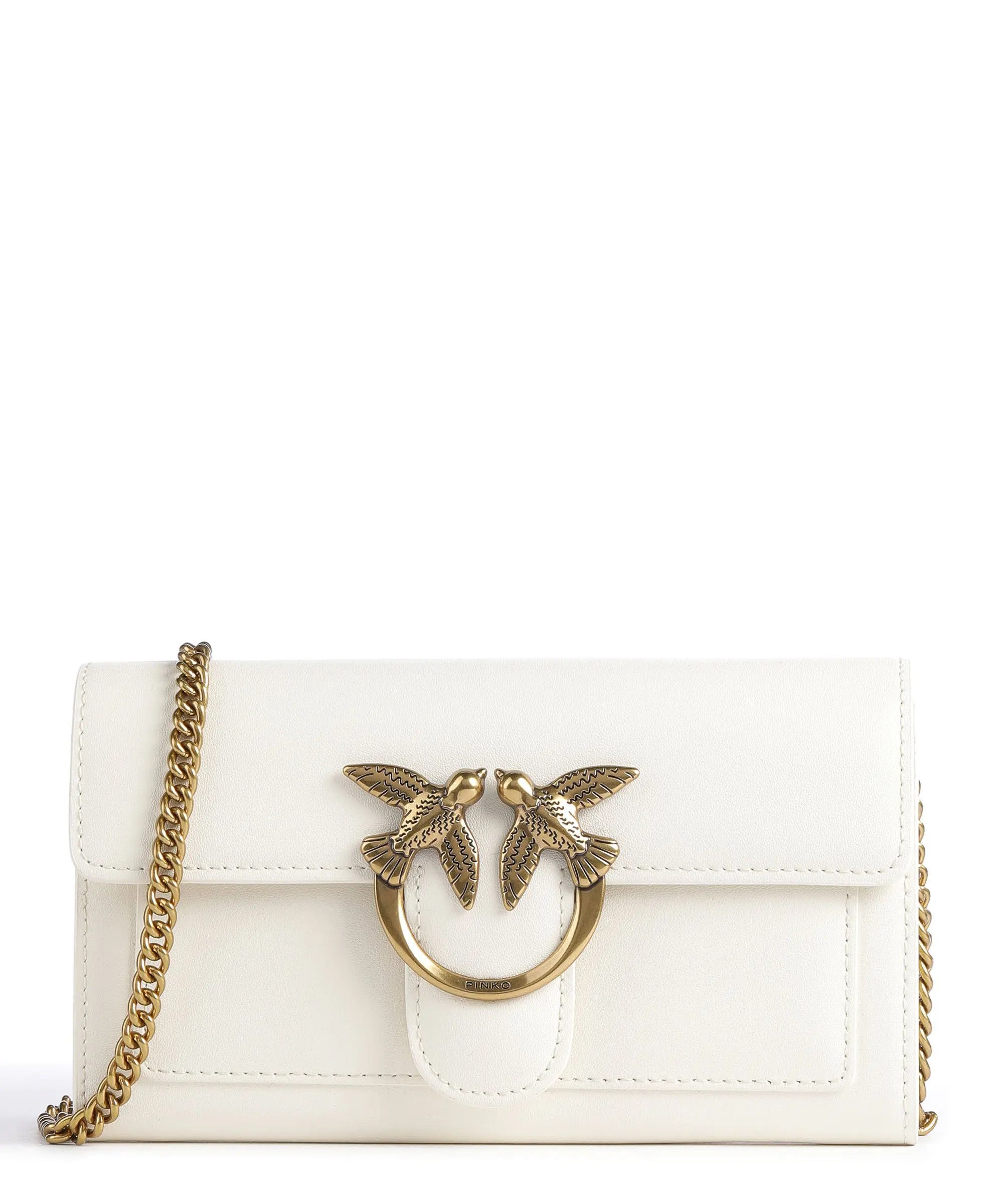 Pinko o1s22i1n0824 Size: OS / Love Crossbody Bag in White Size ONE SIZE - 1 Thumbnail