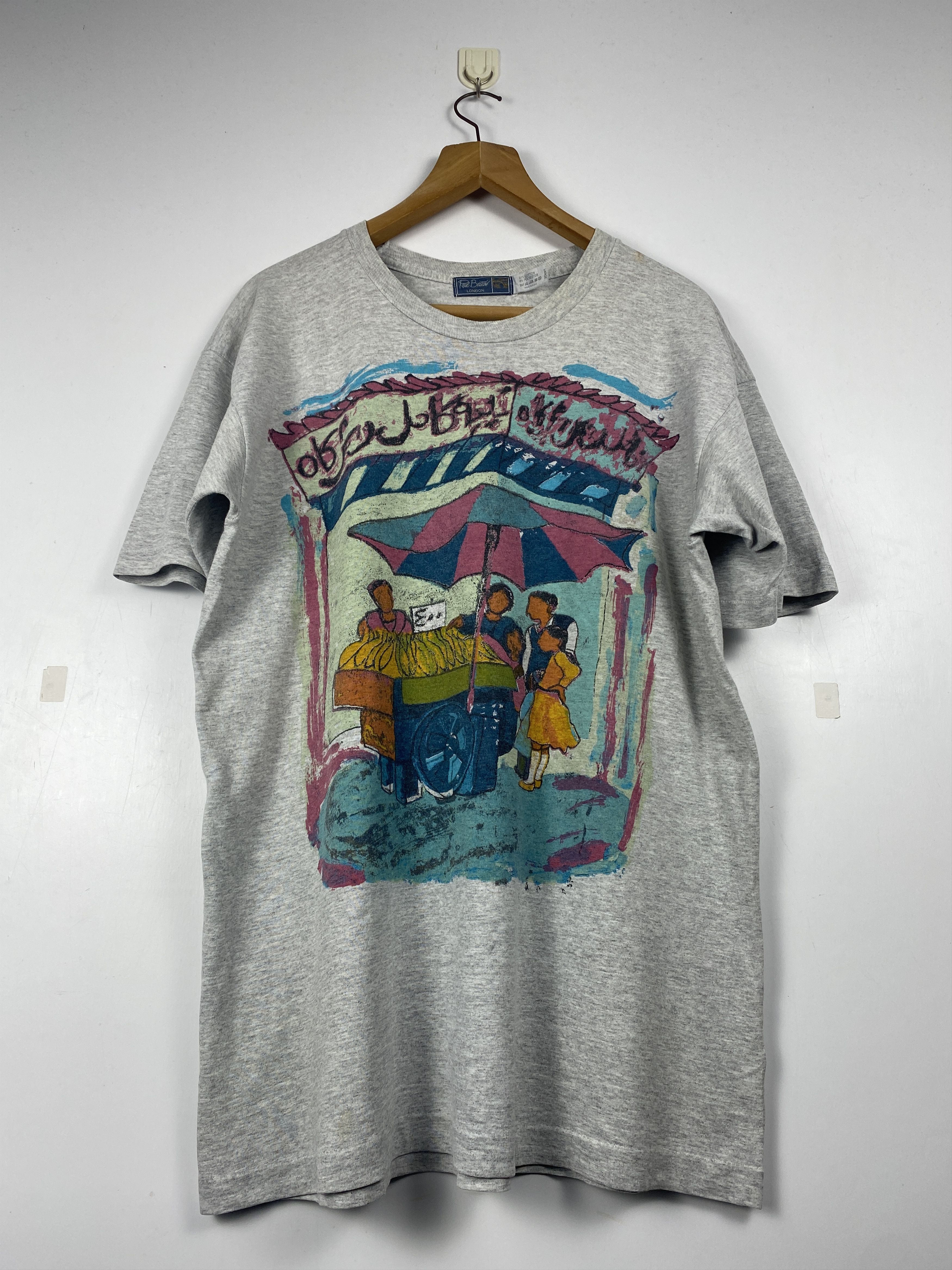 Vintage Vintage Paul Bristor London Made In E.E.C. Tee T0004 Size US L / EU 52-54 / 3 - 1 Thumbnail