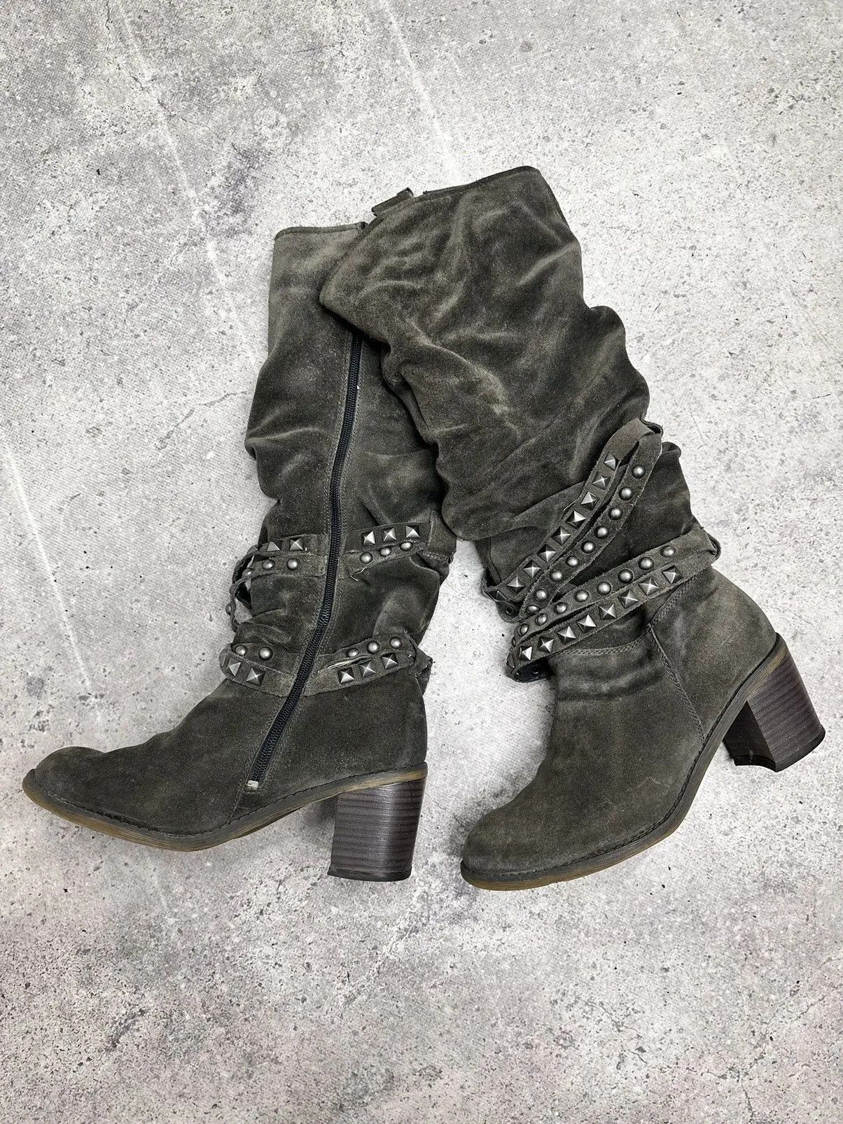 A.S.98 Real Leather Hight Heels Boots Avantgarde Y2K Size US 9 / IT 39 - 10 Thumbnail