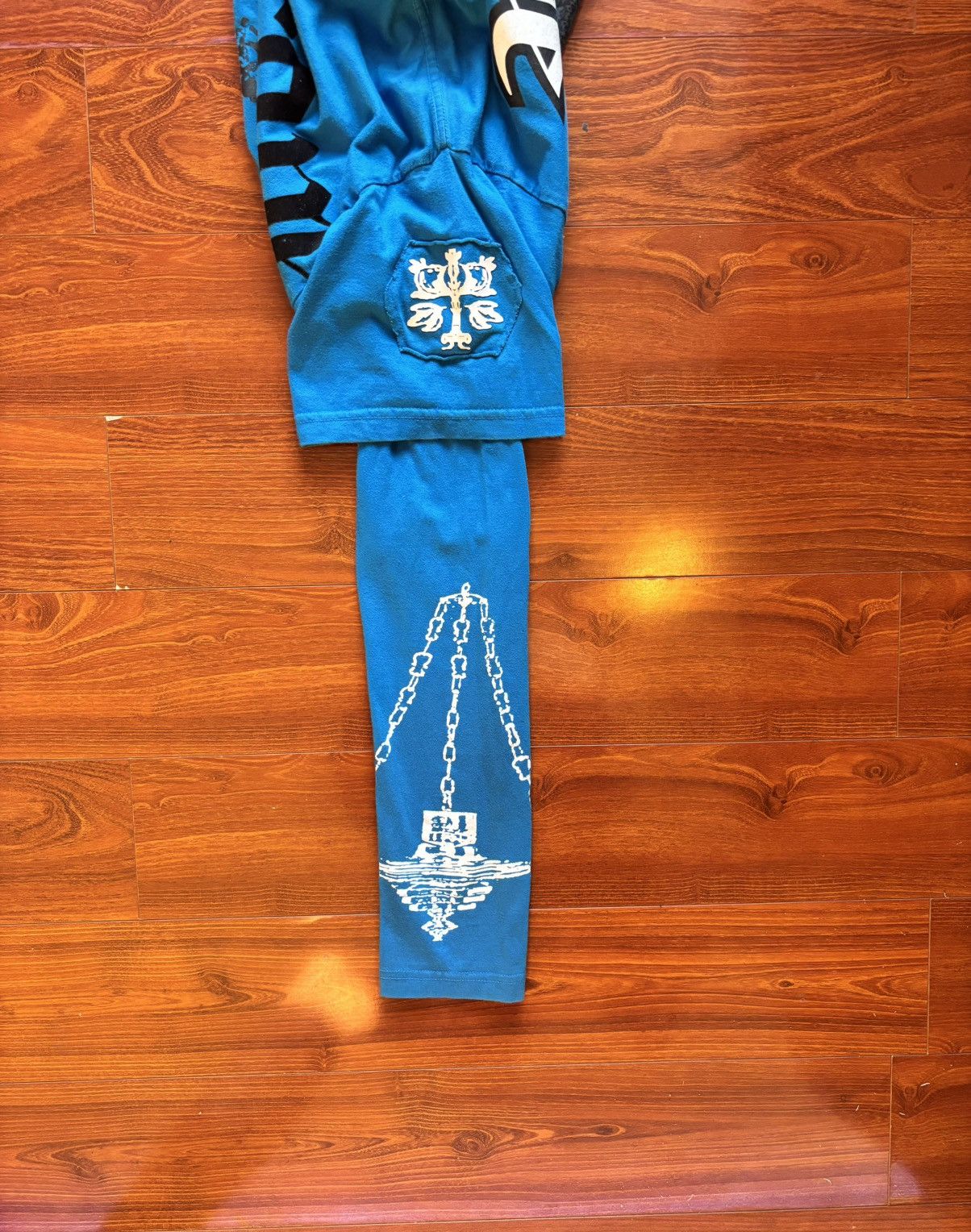 Other XL - Blue MRG Graphic Double Sleeve Shirt Size US XL / EU 56 / 4 - 4 Thumbnail