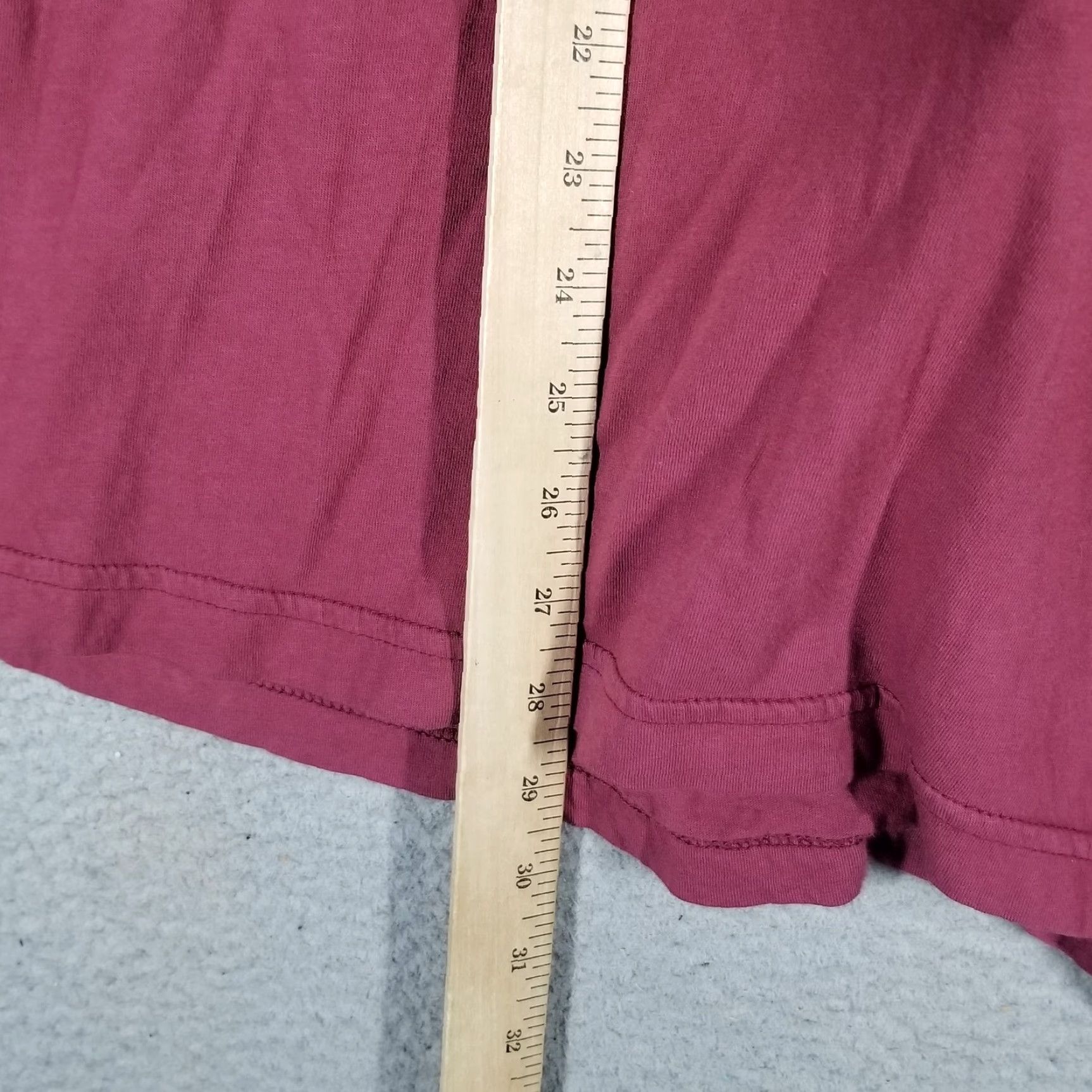 RIPNDIP RIPNDIP Long Sleeve Pocket T-Shirt Mens Medium Maroon Cat Graphic Skatewear Cotton Size US M / EU 48-50 / 2 - 4 Thumbnail