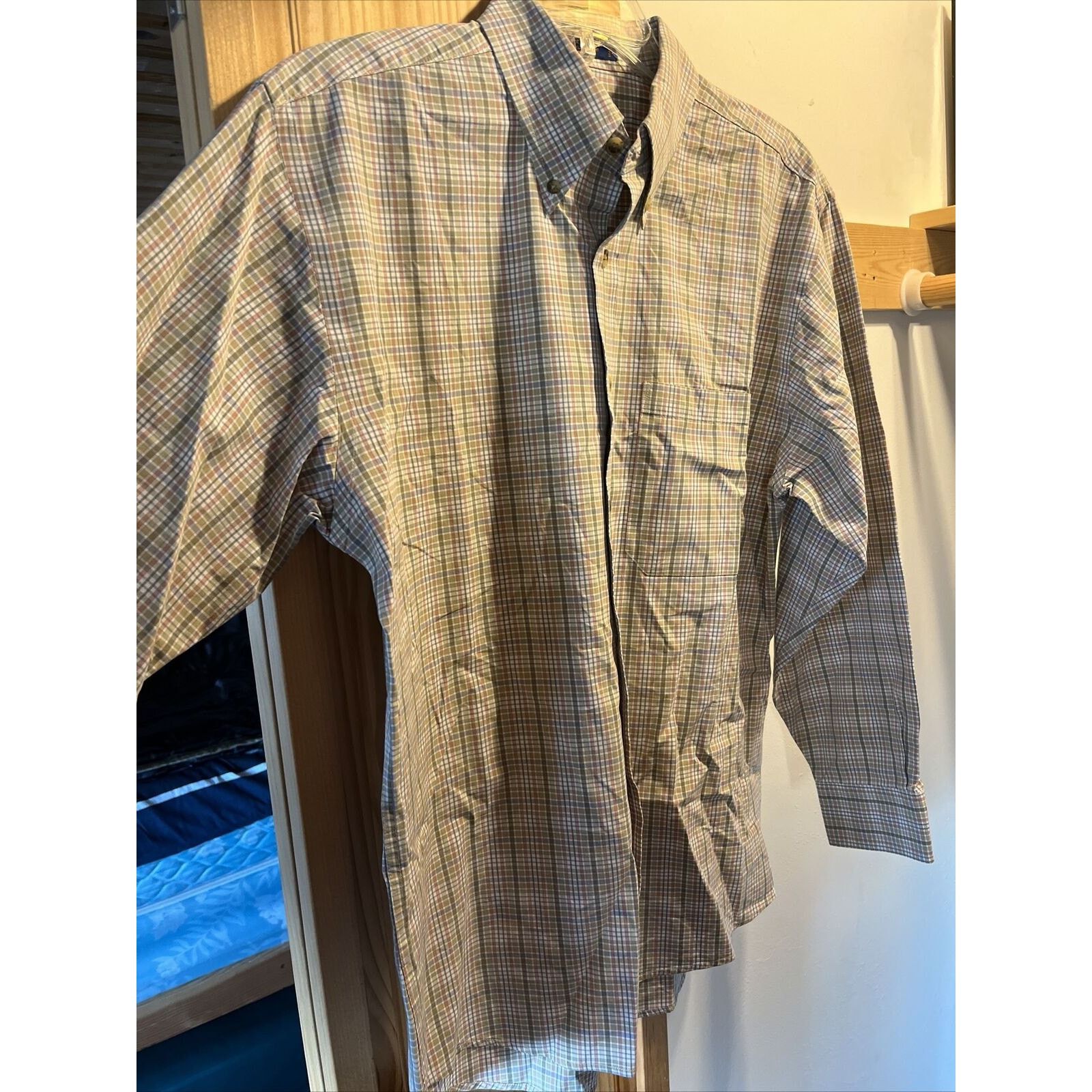 Pendleton Pendleton Men’s M Green Brown check LS broadway cloth shirt Size US M / EU 48-50 / 2 - 5 Thumbnail