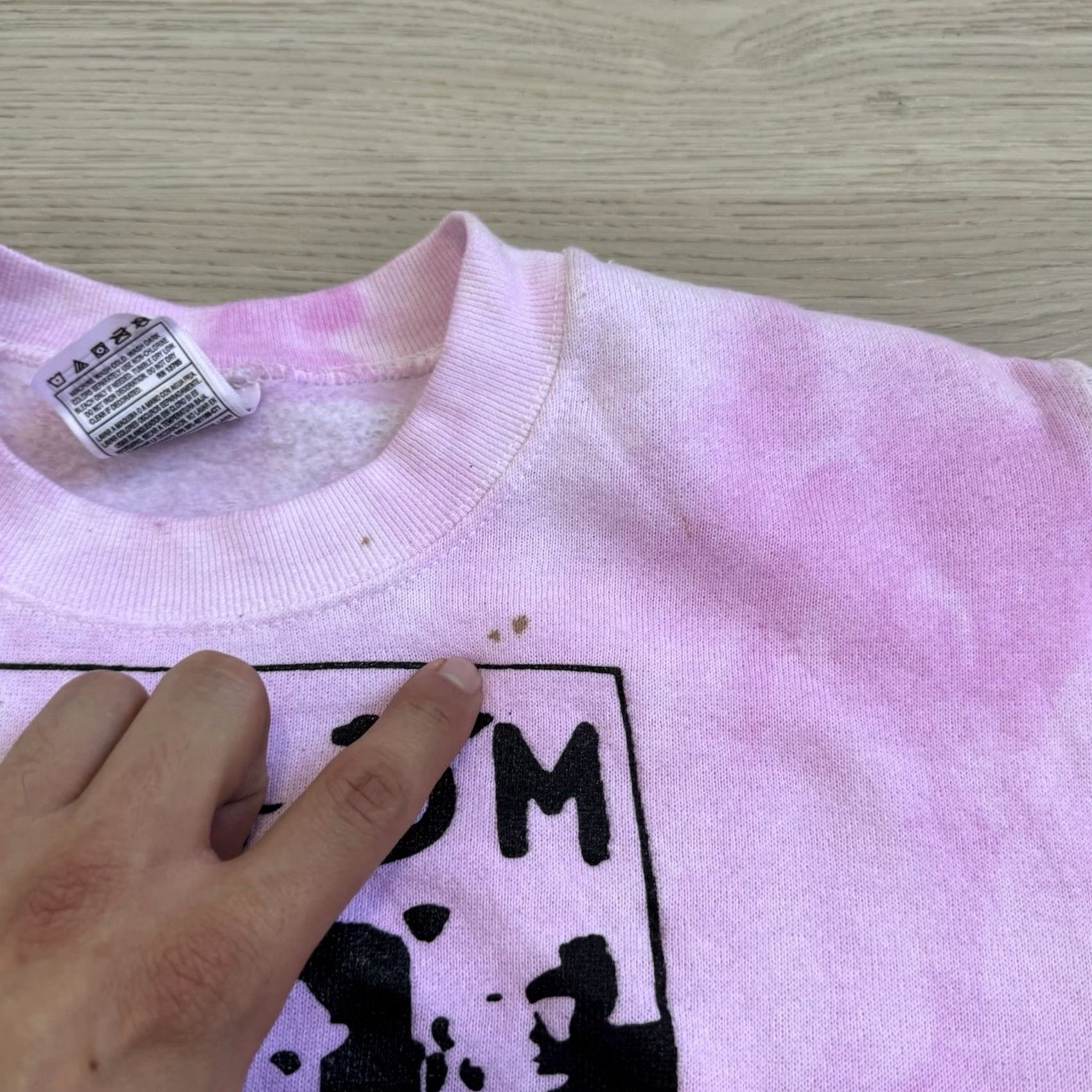 Fruit Of The Loom VINTAGE Depeche Mode Sweatshirt Crewneck Women’s Pink Cut Off Grunge New Wave Cropped Pullover Sweatshirt 90s Mens Women Size XL / US 12-14 / IT 48-50 - 7 Thumbnail