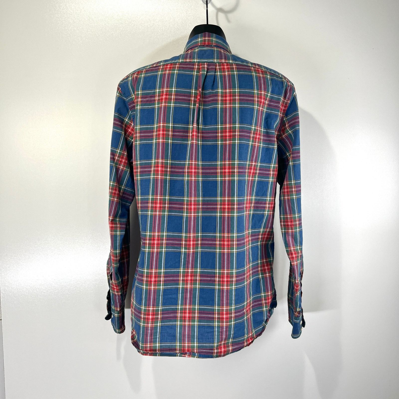J.Crew J. Crew Stretch Secret Wash Shirt Organic Cotton Plaid Blue Size US M / EU 48-50 / 2 - 8 Thumbnail