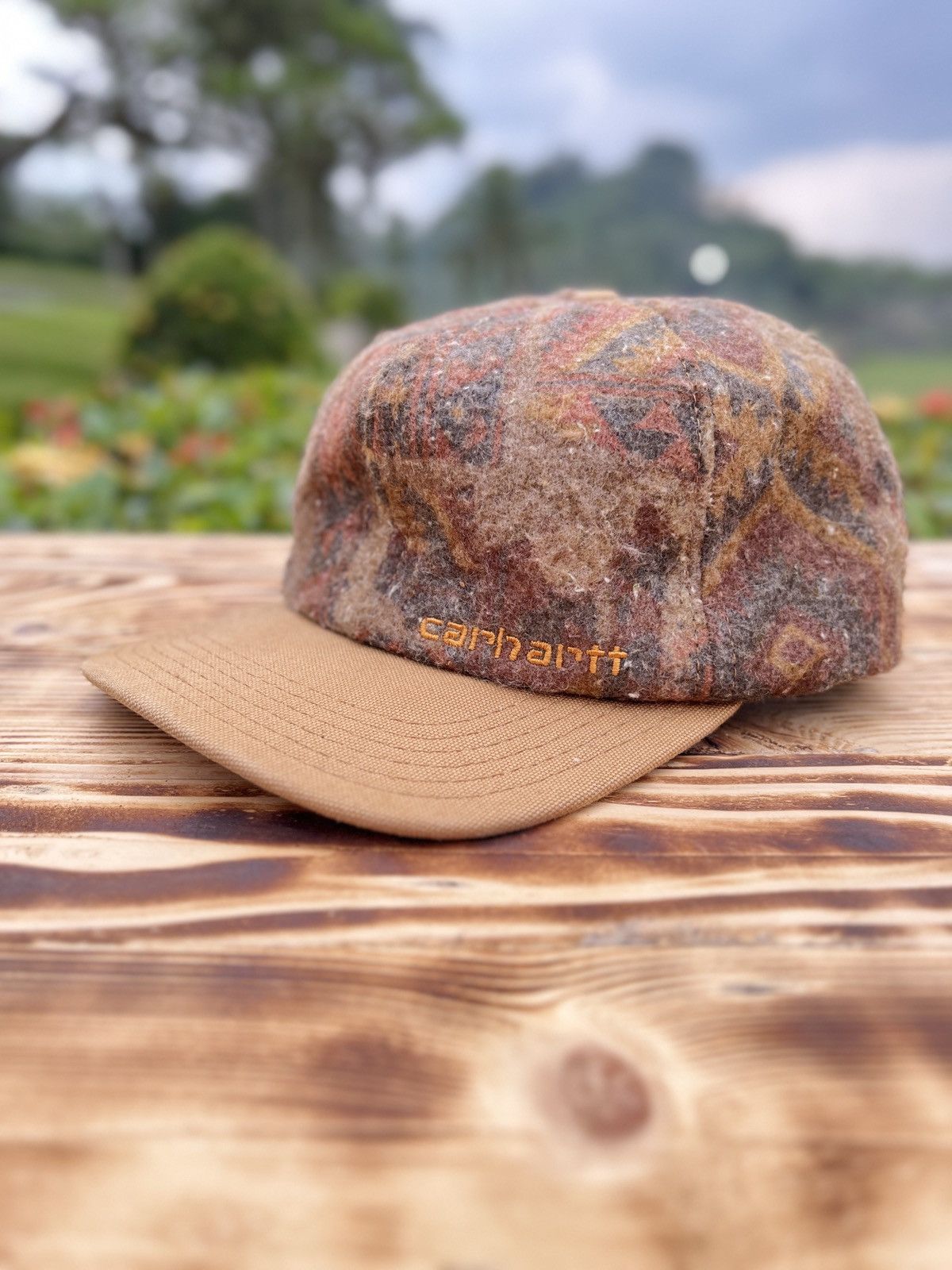 Carhartt Vintage Carhartt Aztec Wool Hat Size ONE SIZE - 2 Thumbnail