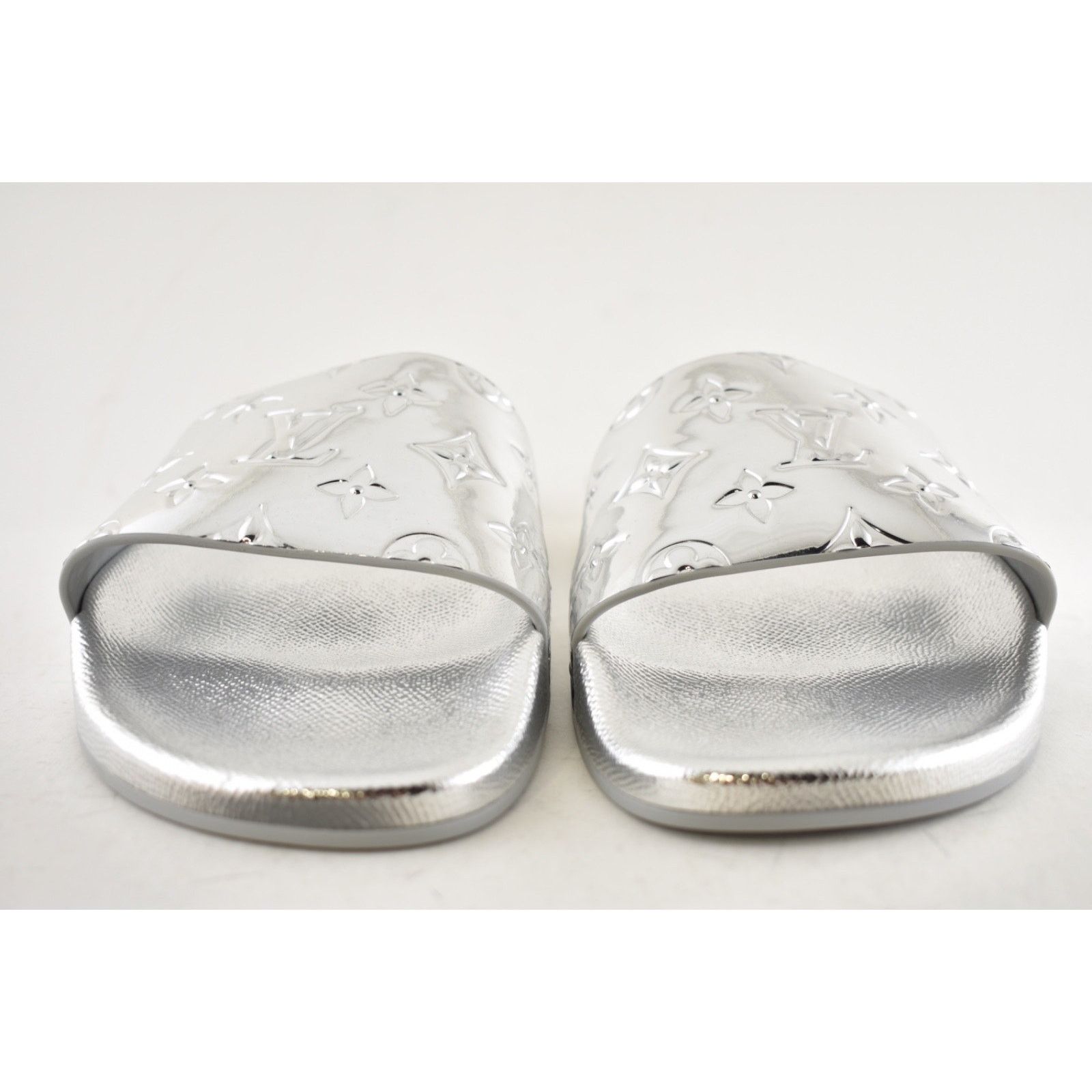 Louis Vuitton Louis Vuitton Chrome Mirror LV Slide Sandal UK 9 US 10 11 Size US 10 / EU 43 - 7 Thumbnail