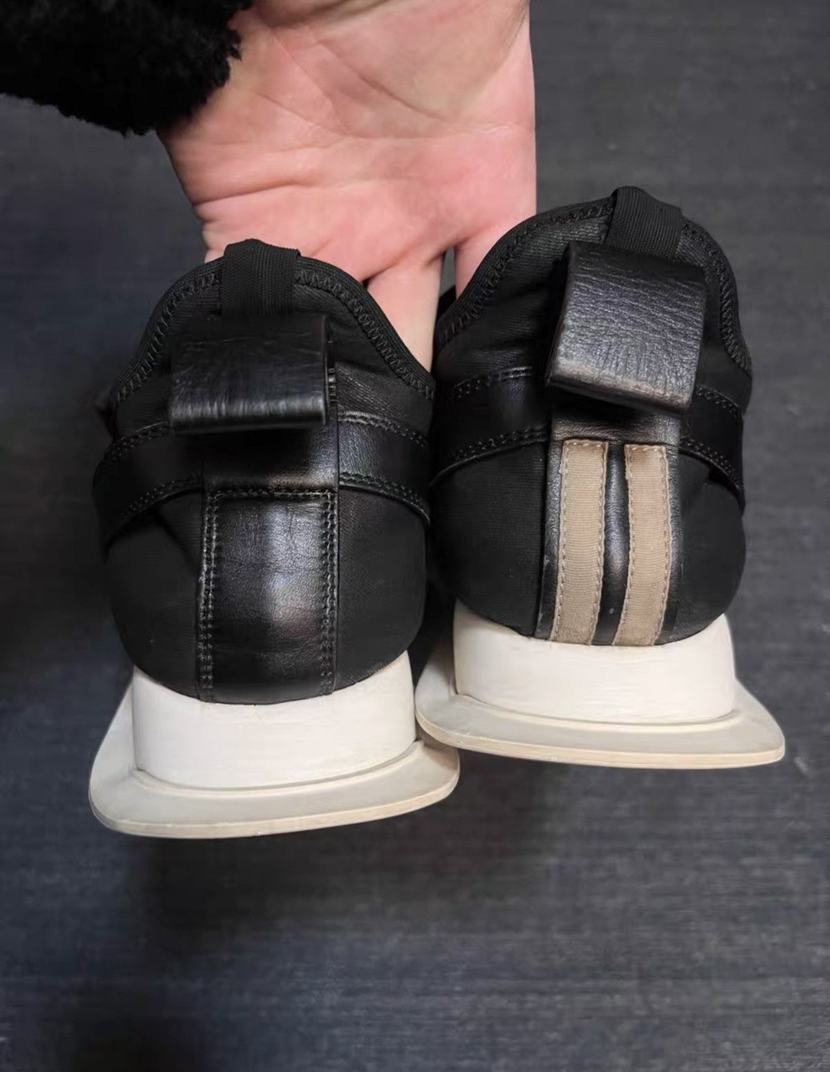 Rick Owens Rick Owens DRKSHDW Waxed Canvas Sneakers Size US 9 / EU 42 - 4 Thumbnail