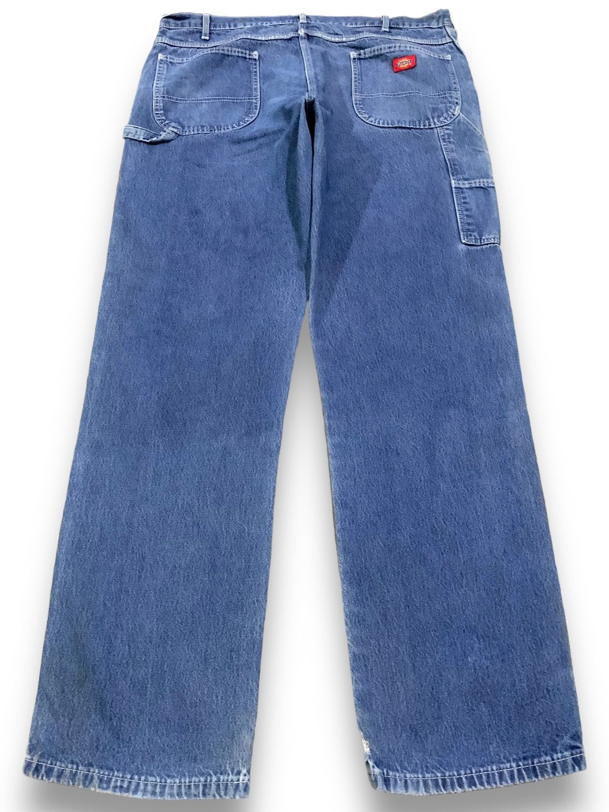 Dickies Vintage Dickies Blue Wash Baggy Distressed Carpenter Jeans Size US 40 / EU 56 - 2 Thumbnail