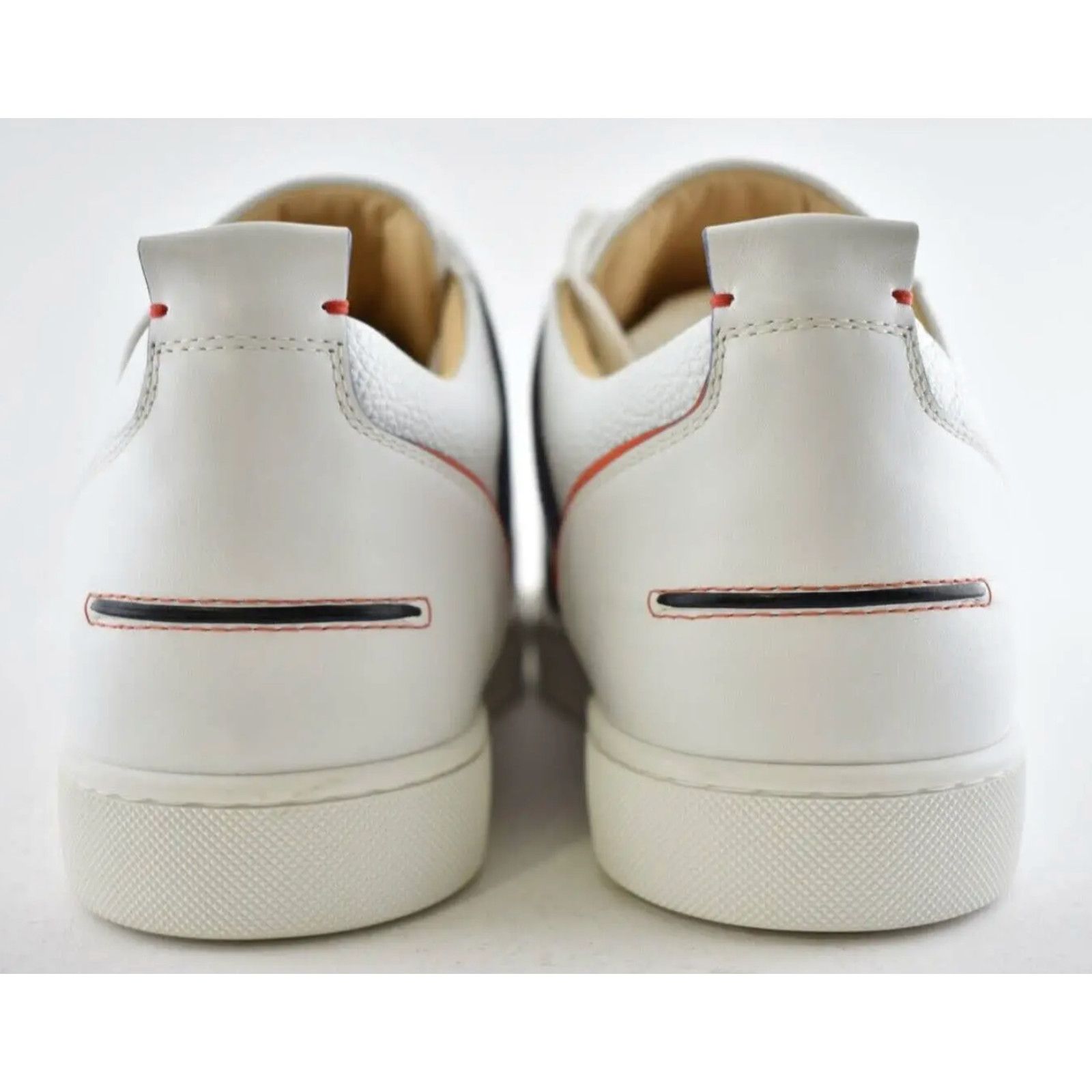 Christian Louboutin Christian Louboutin Men Vida Viva Flat Bianco White Orange Size US 13 / EU 46 - 11 Thumbnail