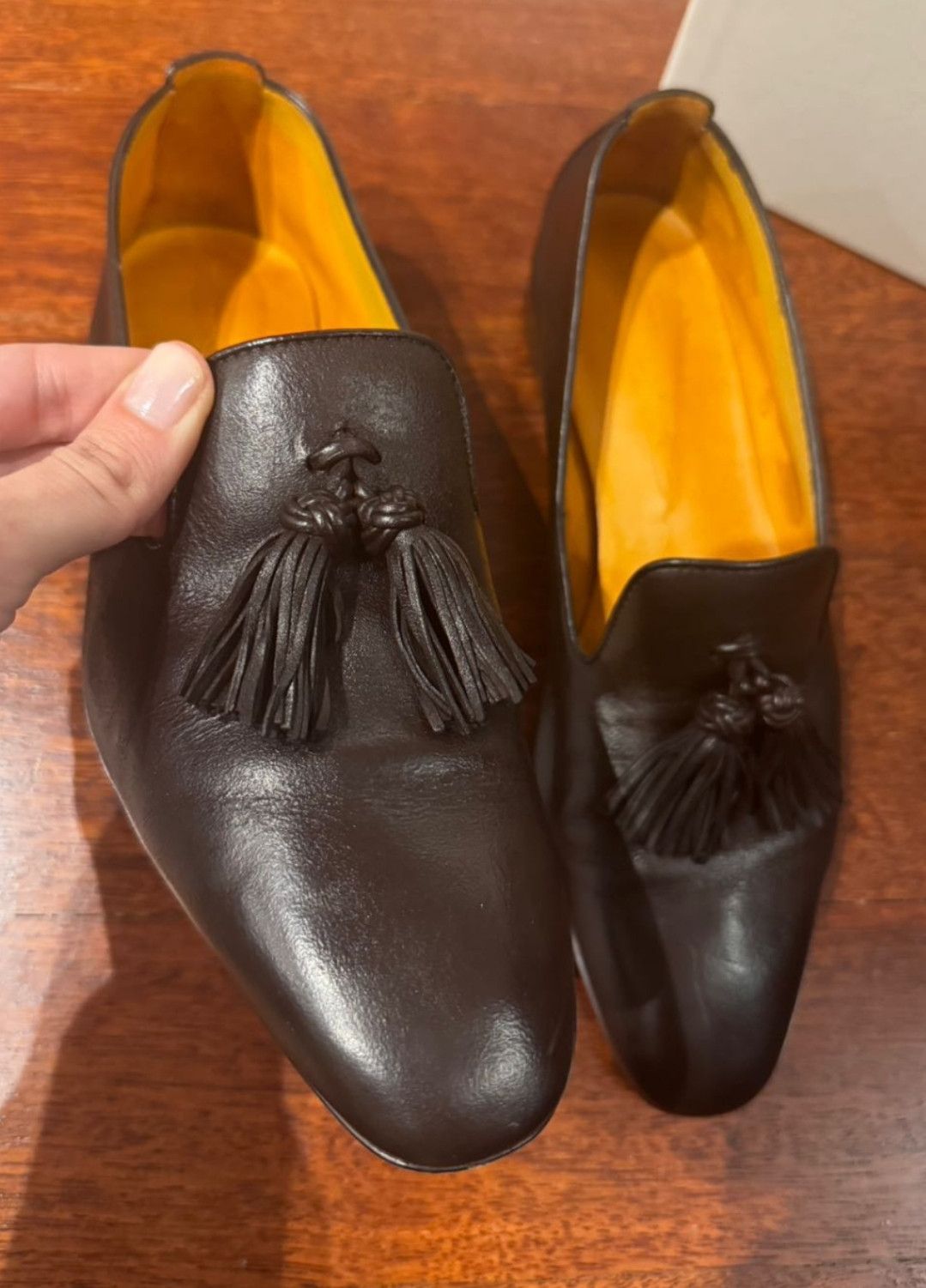 Santoni Santoni Leather Moccasins Size US 8 / IT 38 - 4 Thumbnail
