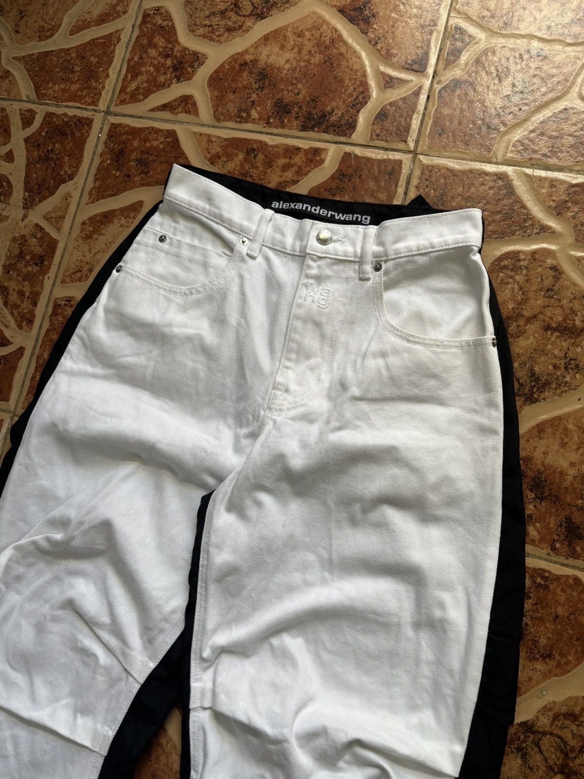 Alexander Wang Alexander Wang Pack Mix Hybrid Cargo Wide Denim Size 28" / US 6 / IT 42 - 9 Thumbnail