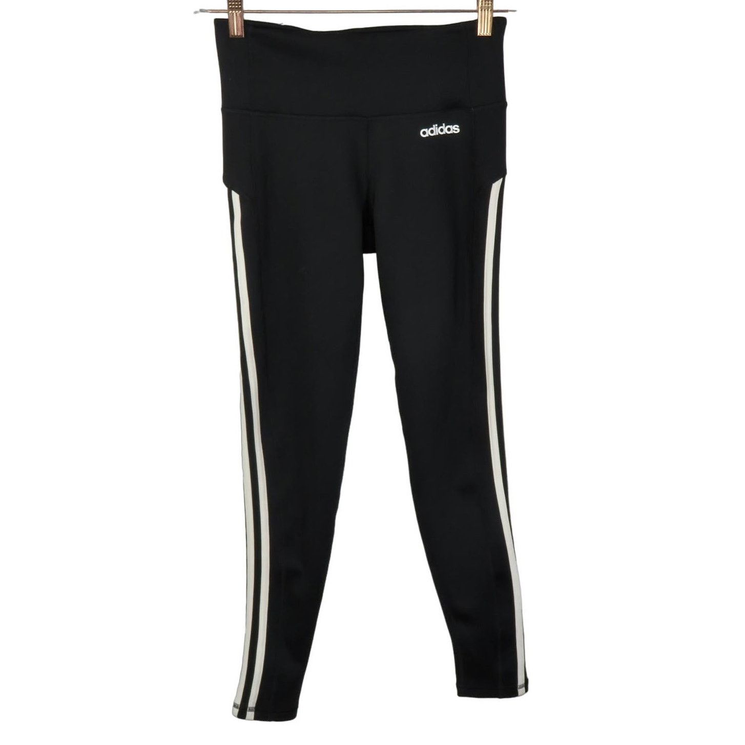 Adidas Adidas Climalite High Rise Triple Stripe Leggings Small Size 26" / US 2 / IT 38 - 3 Thumbnail