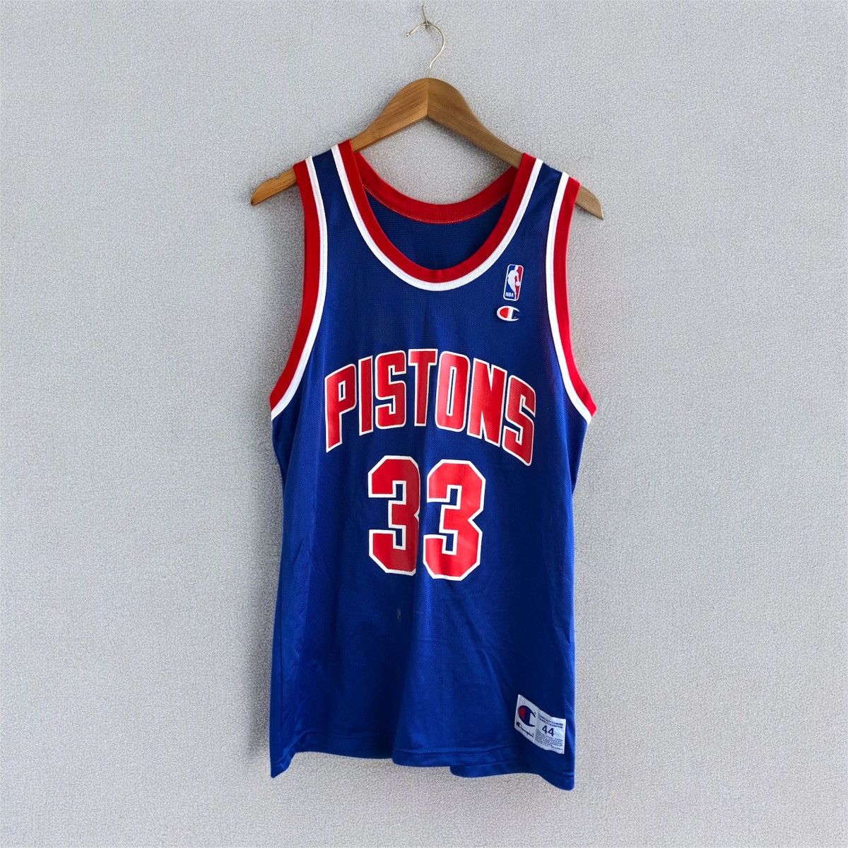 Vtg 90s Detroit Pistons Grant Hill Basketball Jersey #33 NBA