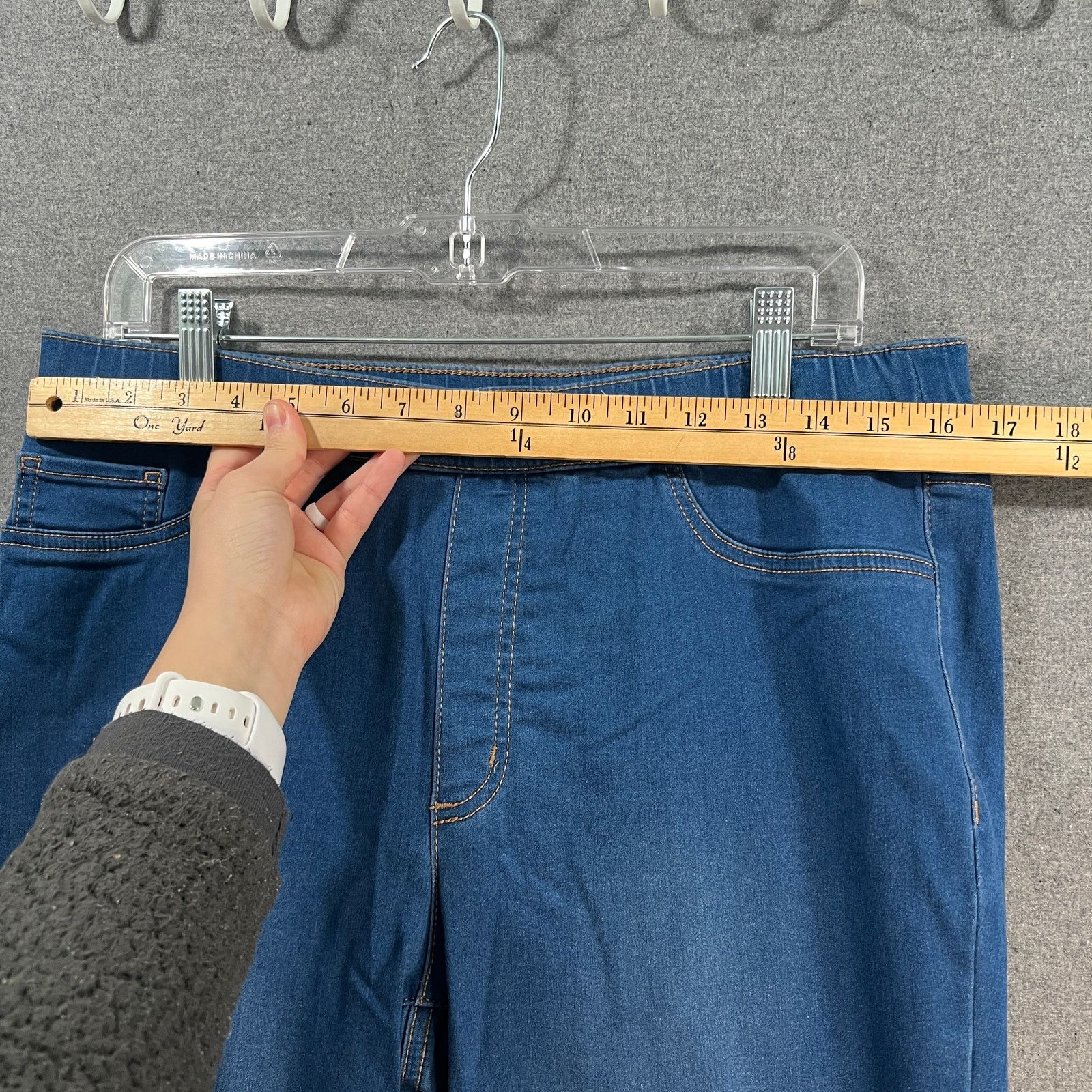 Other Joan Rivers Petite Slim Boot-Out Denim Jeans Indigo Medium Size 30" / US 8 / IT 44 - 6 Thumbnail