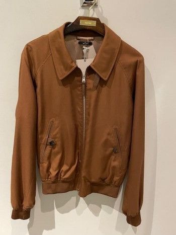 image of Tom Ford O1W1Db10124 Cotton Apc Jacket In Camel, Men's (Size Medium)