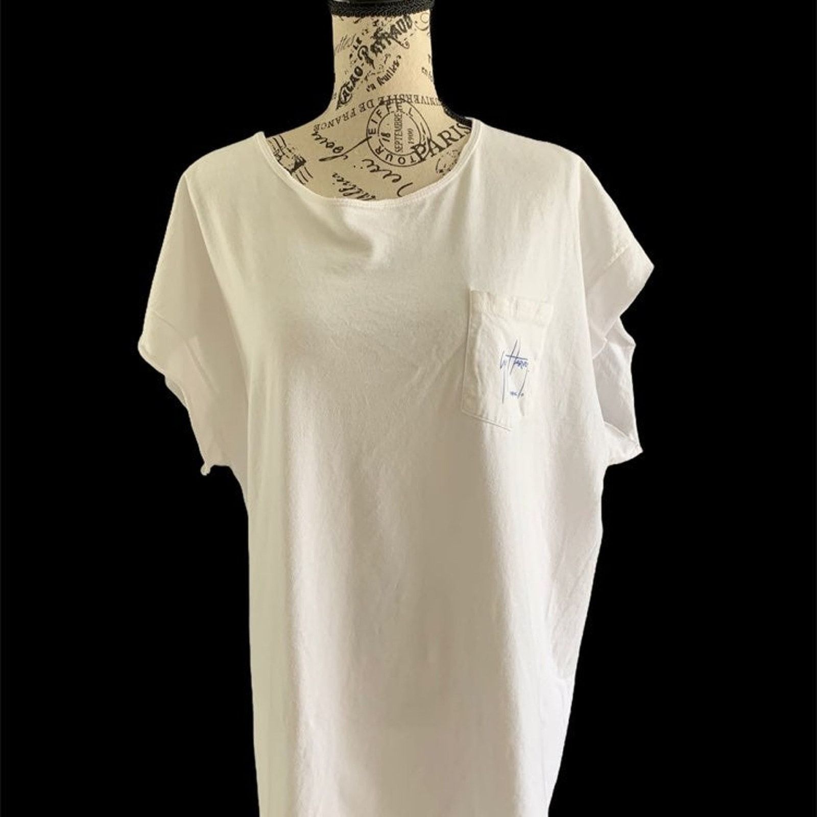 Guy Harvey Guy Harvey Men's Sz 2XL Shirt Cut Off White Swordfish Sport Size US XXL / EU 58 / 5 - 1 Thumbnail