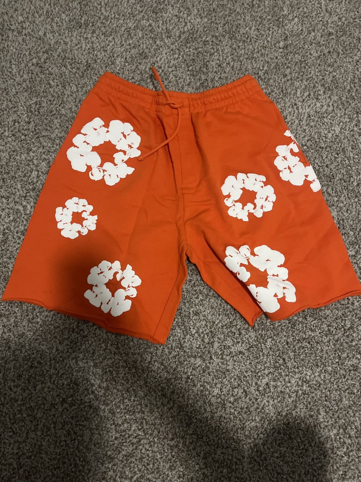 DENIM TEARS Denim Tears Sweatshort Orange Size Medium Size US 30 / EU 46 - 3 Thumbnail