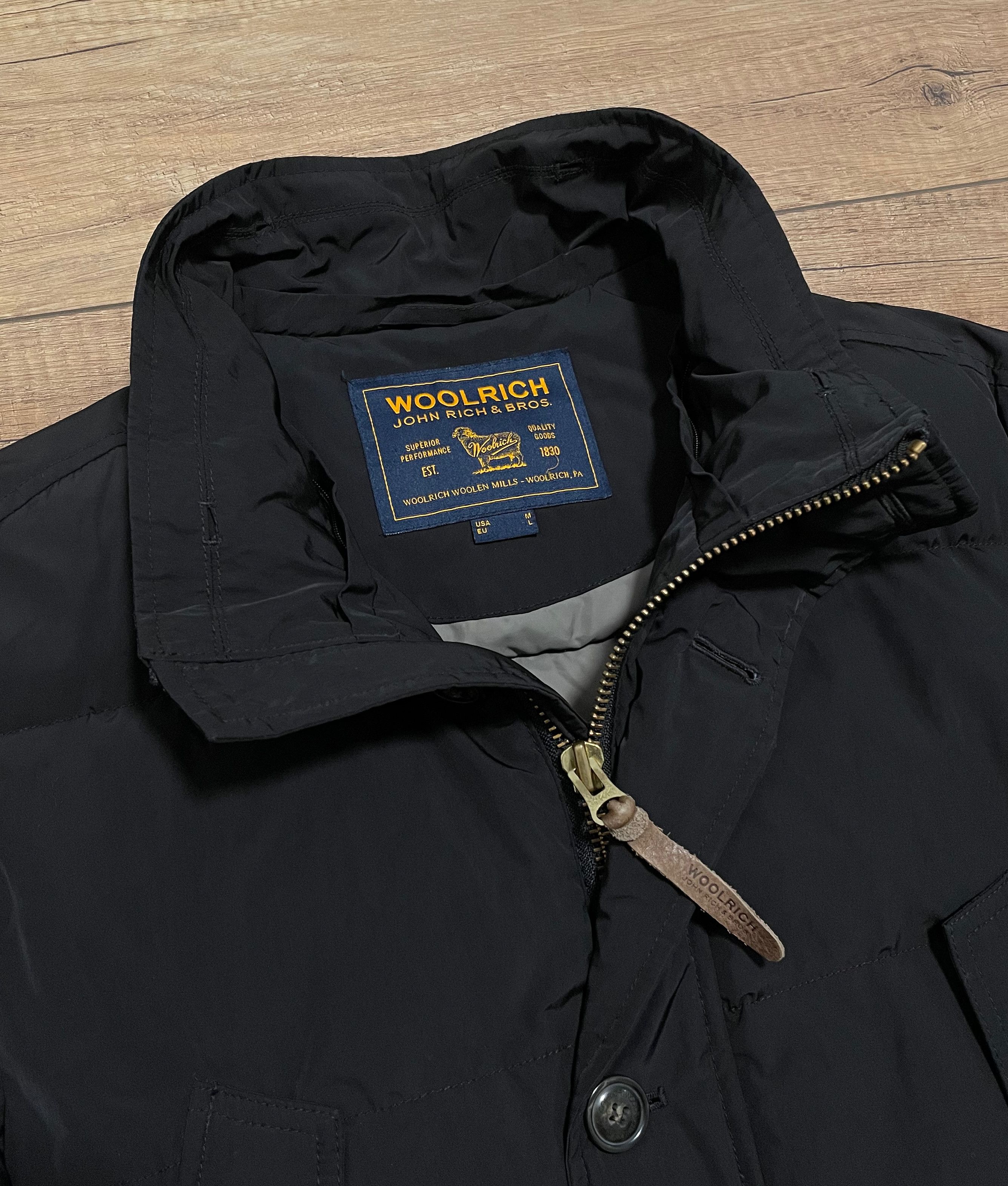 Woolrich Woolen Mills Woolrich Black Arctic Parka Long Down Jacket Size US L / EU 52-54 / 3 - 6 Thumbnail
