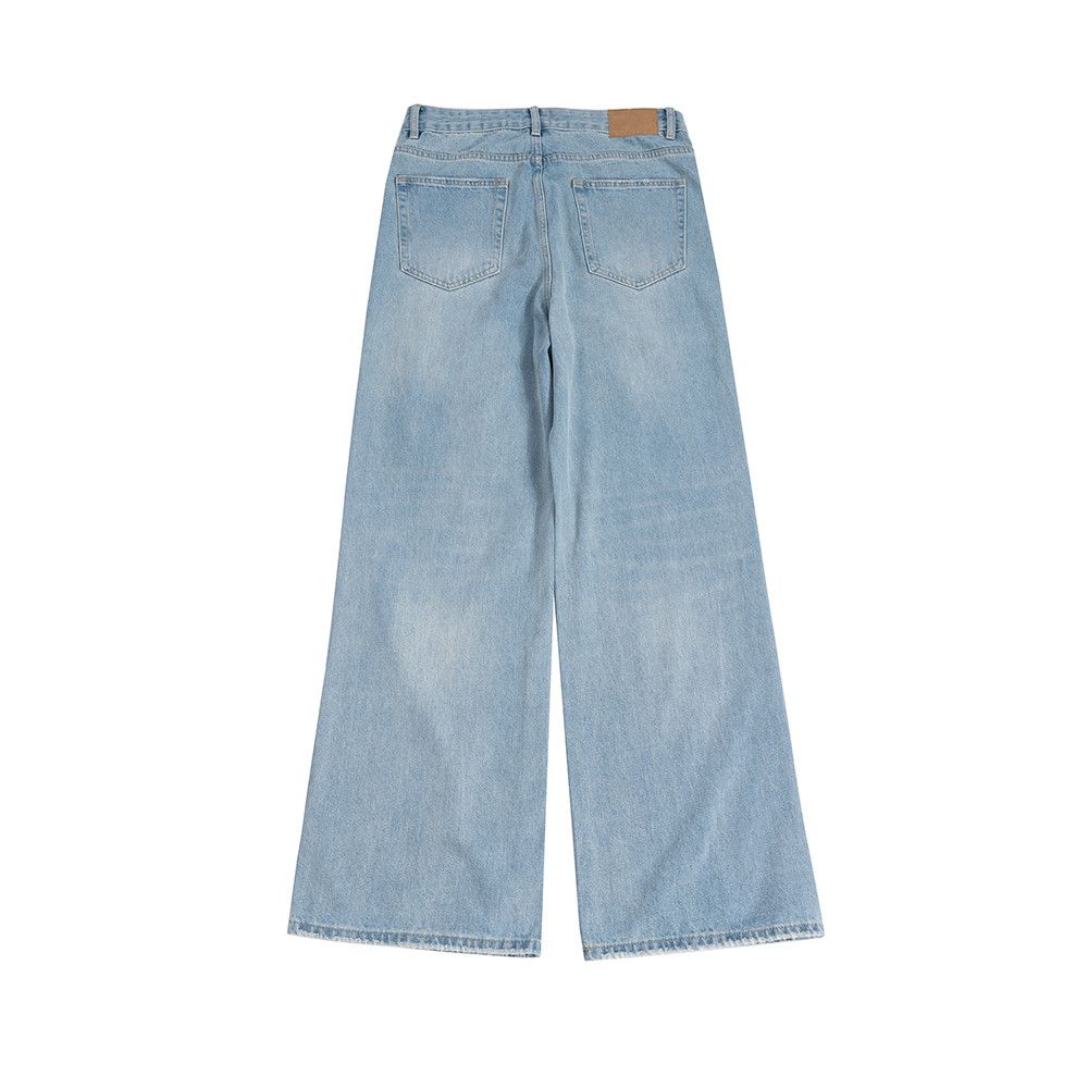 Designer × Japanese Brand × Jean Baggy Flared Leg Striped Rusty Jeans Size US 30 / EU 46 - 5 Thumbnail