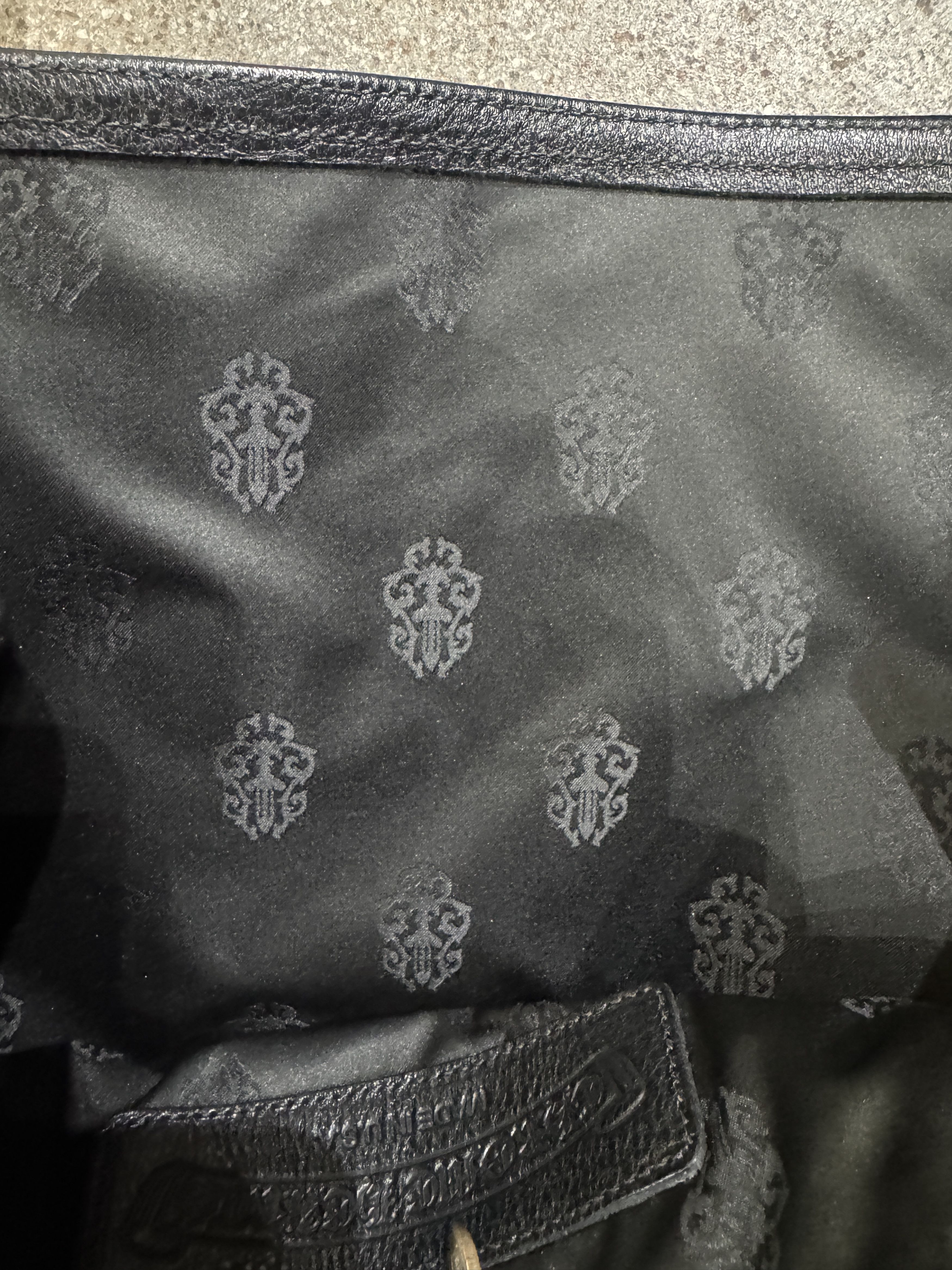 Chrome Hearts Multi Cross Patch Large Leather Tote Bag Size ONE SIZE - 9 Thumbnail