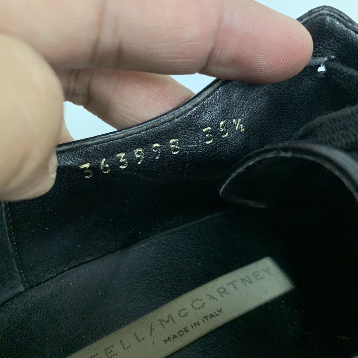 Stella McCartney Authentic Stella McCartney Leather Black Shoes Size US 5.5 / IT 35.5 - 11 Thumbnail
