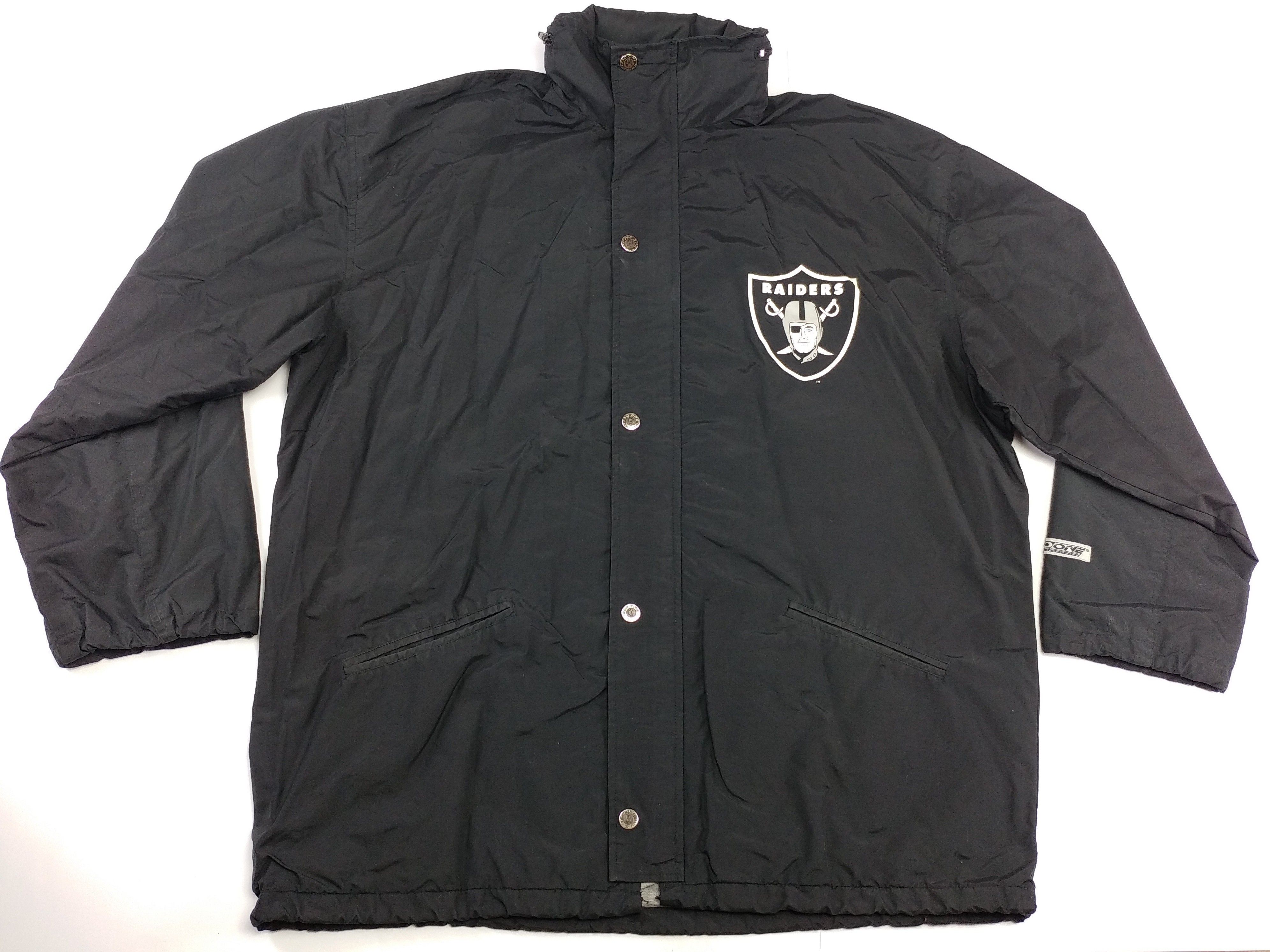 NFL Los Angeles Raiders jacket, 1994 Pro One, vintage Oakland XL Size US XL / EU 56 / 4 - 16 Thumbnail