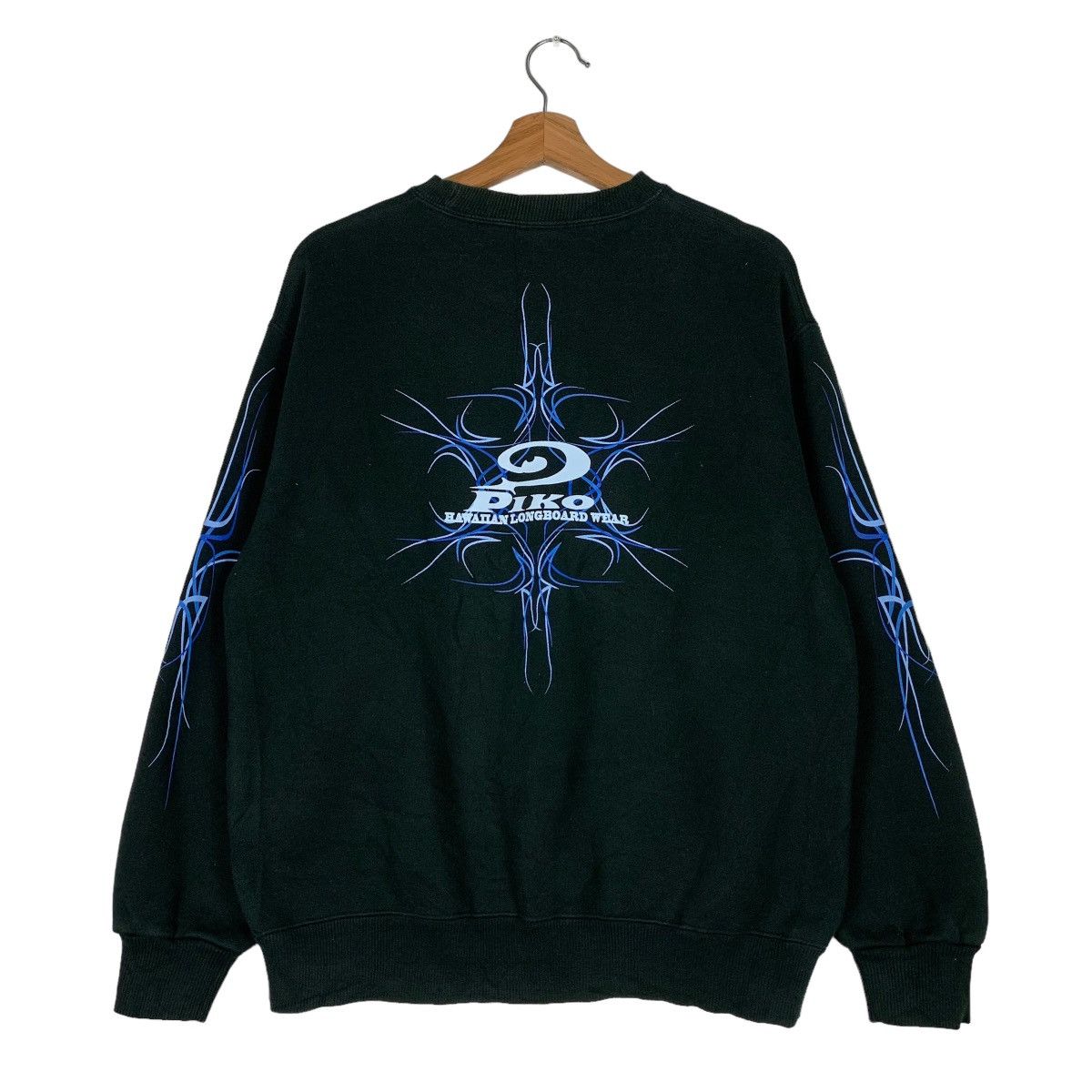 Japanese Brand 90's PIKO Hawaiian Big Logo Graphic Sweatshirts #0789-C36 Size US M / EU 48-50 / 2 - 1 Thumbnail