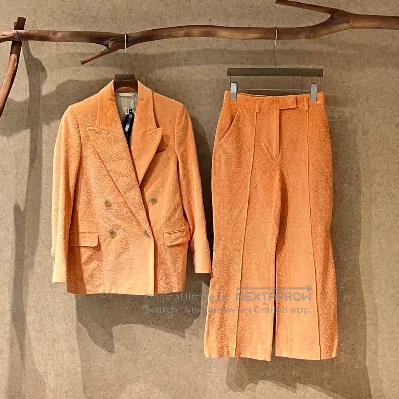 Acne Studios Acne Studios Corduroy Suit Jacket and Trousers Set Size XXS / US 00 / IT 34 - 1 Thumbnail