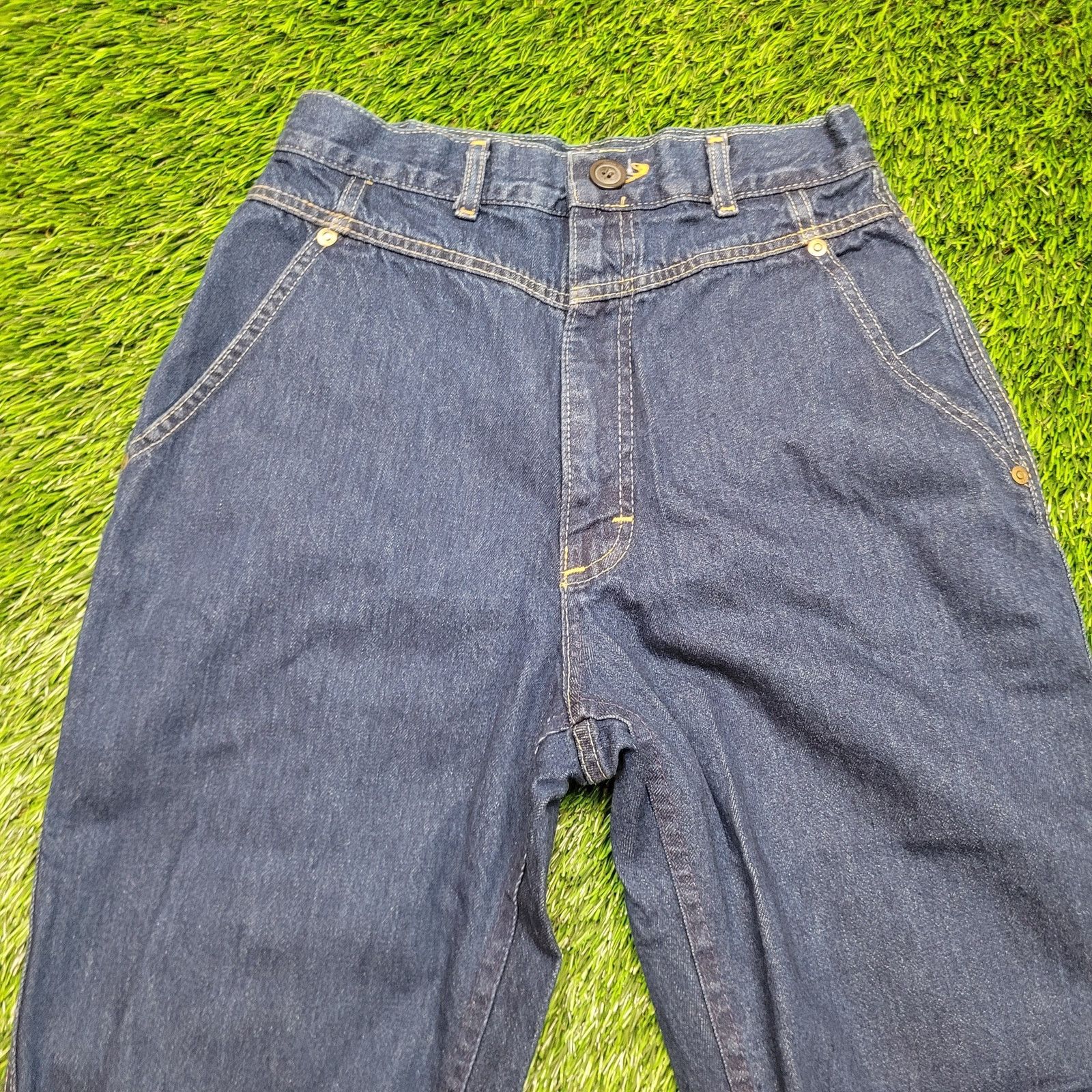 Lee VTG 80s Lee MS Yoked Rider Jeans Womens 28 USA Tapered Sz 6 Size 28" / US 6 / IT 42 - 2 Thumbnail