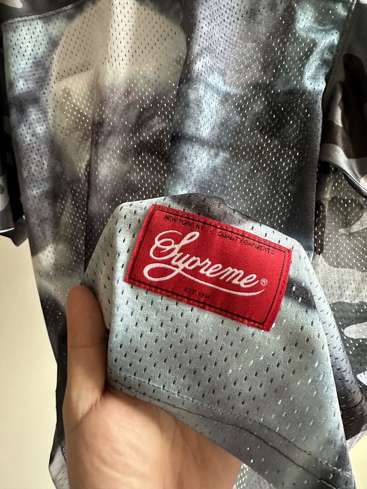 Supreme Supreme x Aphex Twin Camo Jersey Size US L / EU 52-54 / 3 - 2 Thumbnail