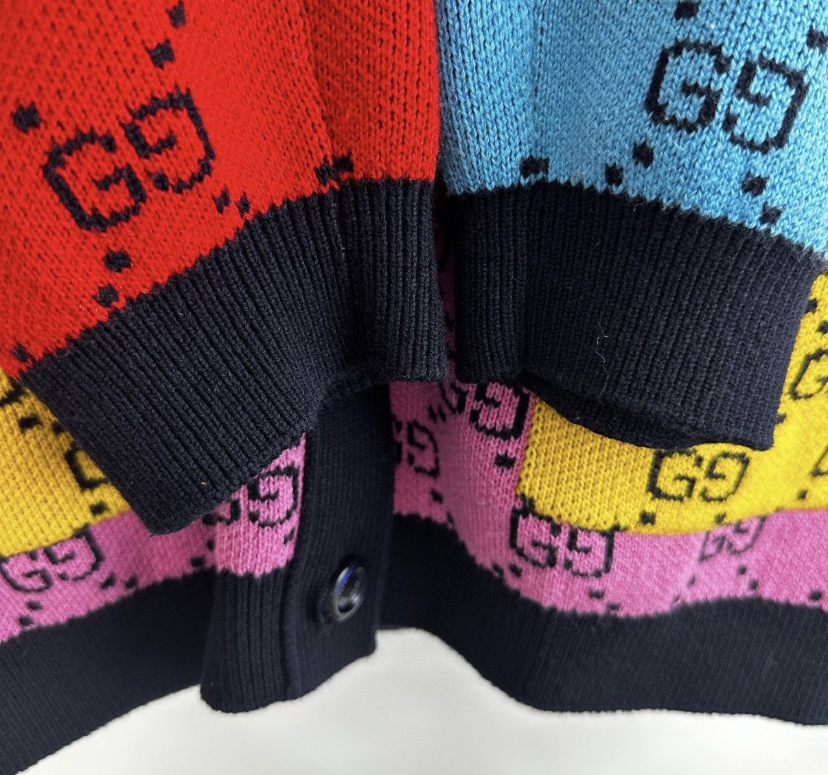Gucci GUCCI Women's All-Over GG Logo Knit Sweater K12 Size S / US 4 / IT 40 - 5 Thumbnail