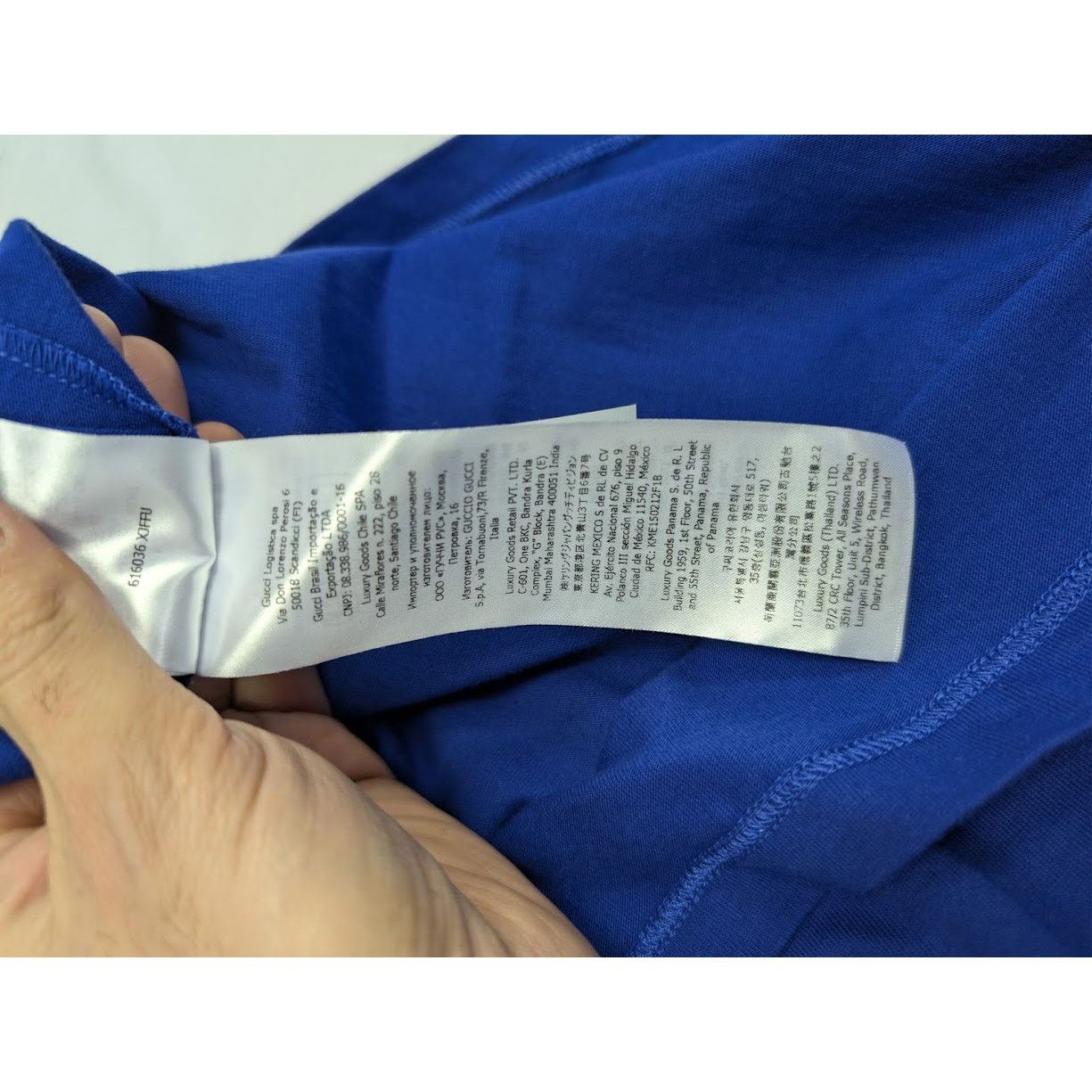 Gucci o1rshd1 Short Sleeve T-Shirt in Blue Size US M / EU 48-50 / 2 - 20 Thumbnail