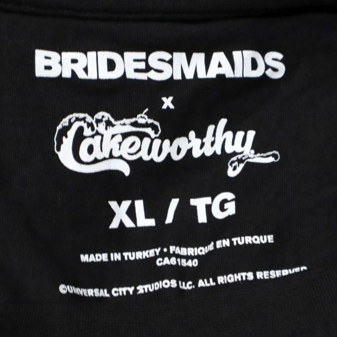 Vintage Bridesmaids x Cakeworthy Help Me I'm Poor T-Shirt Black Men's XL Shirt Size US XL / EU 56 / 4 - 5 Thumbnail