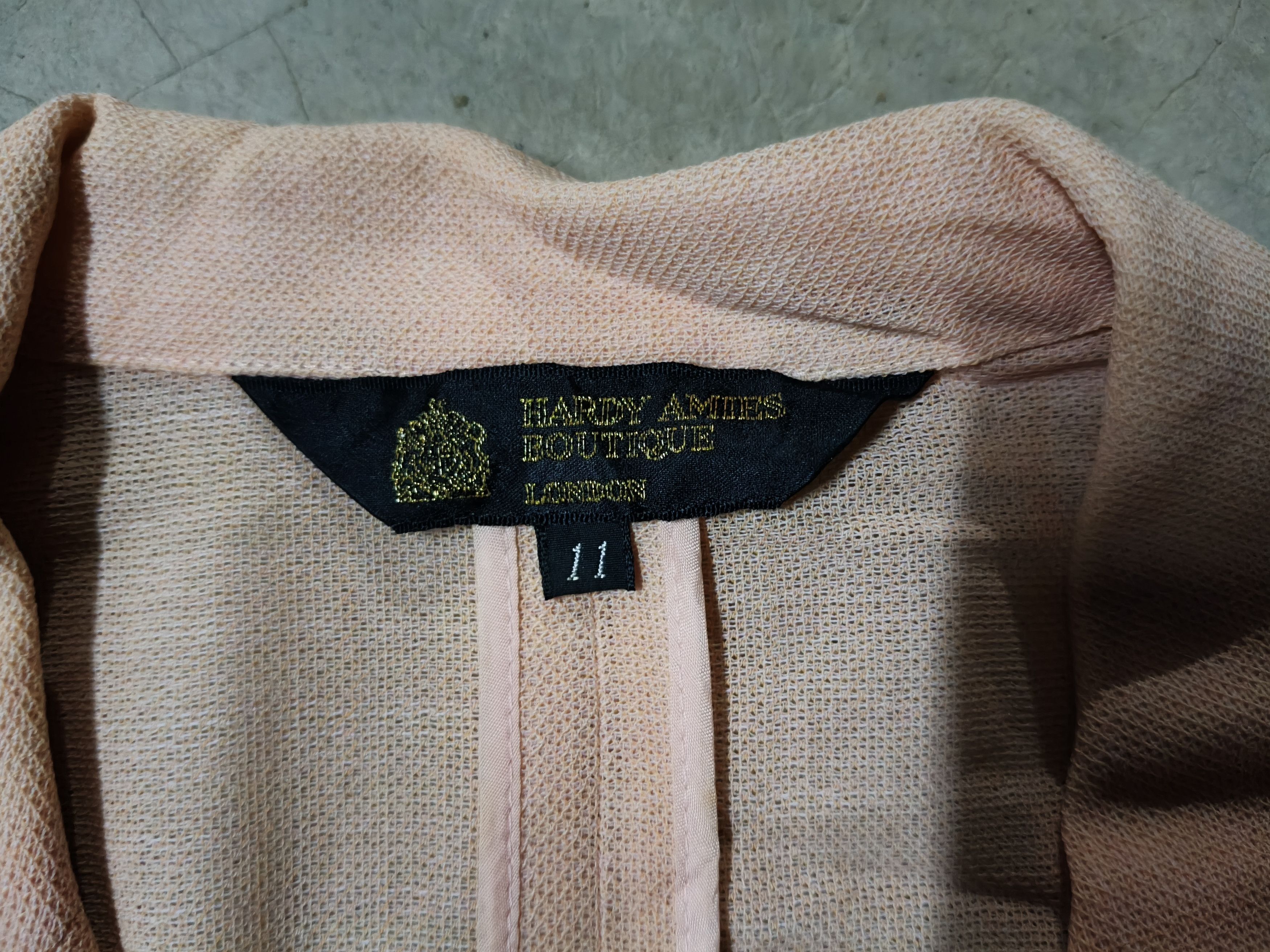 Designer × Hardy Amies × Vintage Hardy Amies See Through Blazer's Size M / US 6-8 / IT 42-44 - 6 Thumbnail