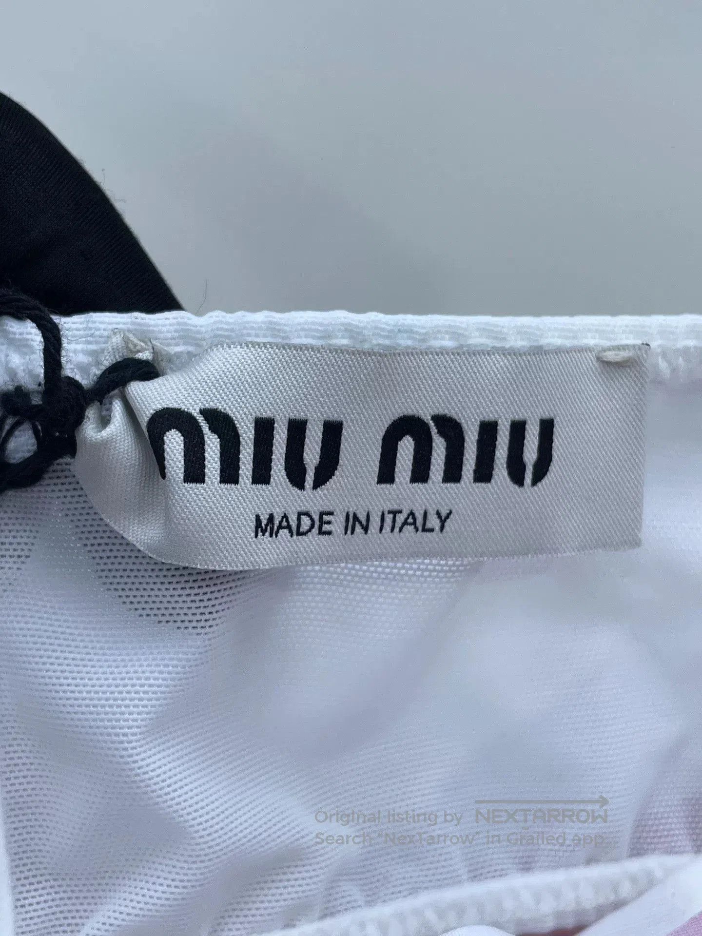 Miu Miu Miu Miu 2025 Pink Irregular Strapless Top. Size XS / US 0-2 / IT 36-38 - 6 Thumbnail