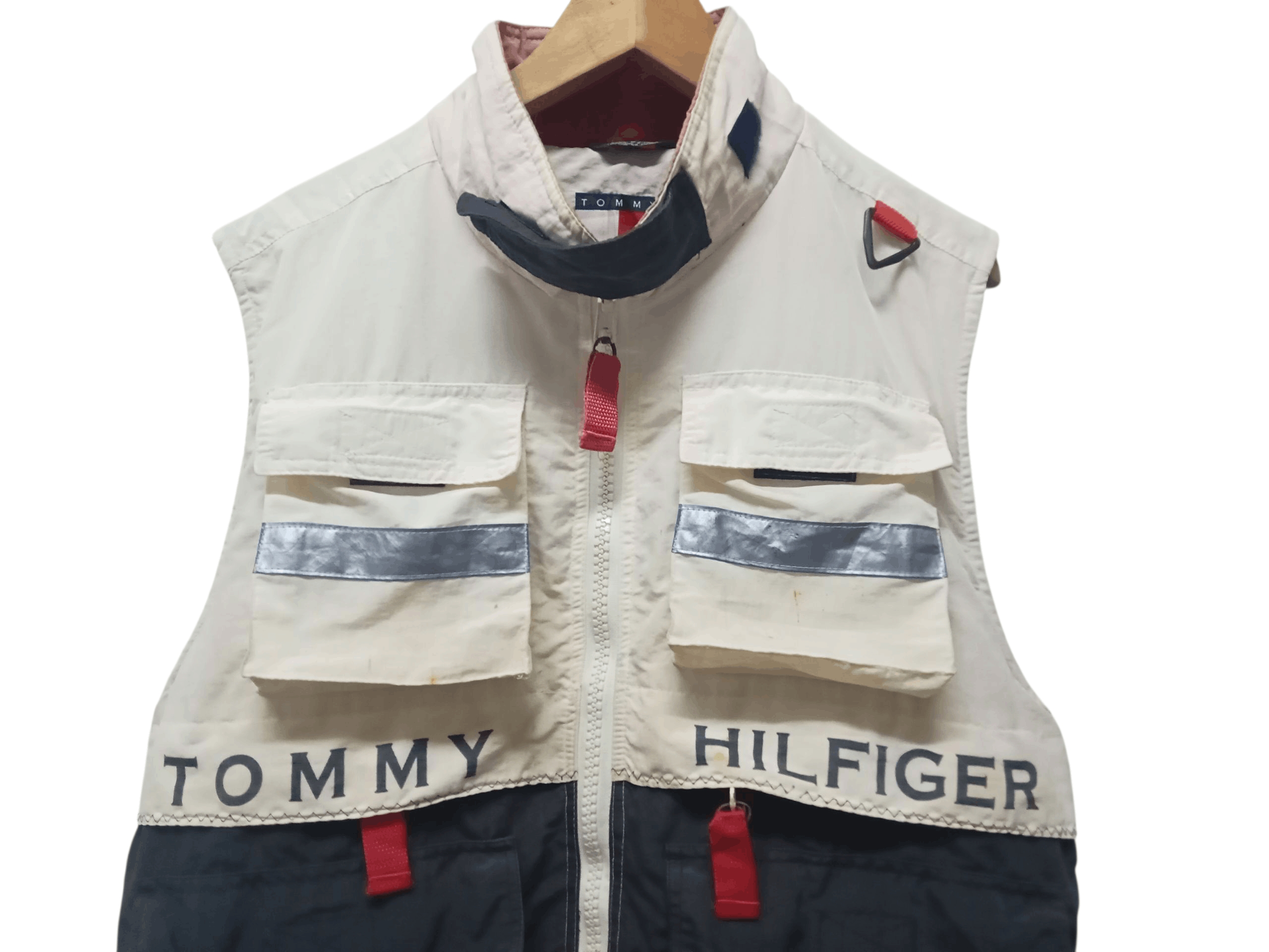 Tommy Hilfiger SUN FADED VTG 90s TOMMY HILFIGER SAILING GEAR VEST JACKET Size US S / EU 44-46 / 1 - 2 Thumbnail