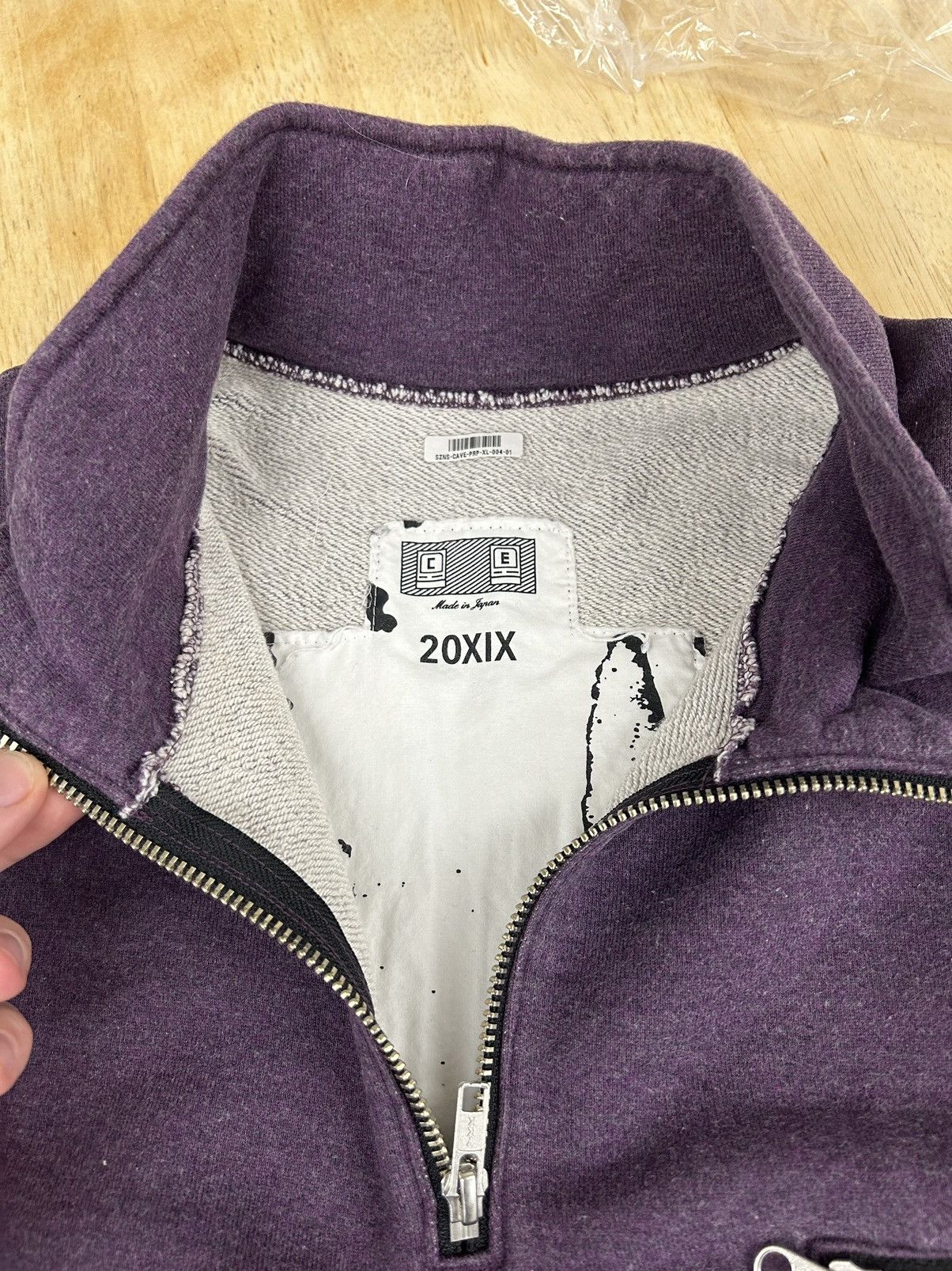 Cav Empt Cav Empt A/W19 Exterior Half Zip Sweatshirt XL Size US XL / EU 56 / 4 - 4 Thumbnail