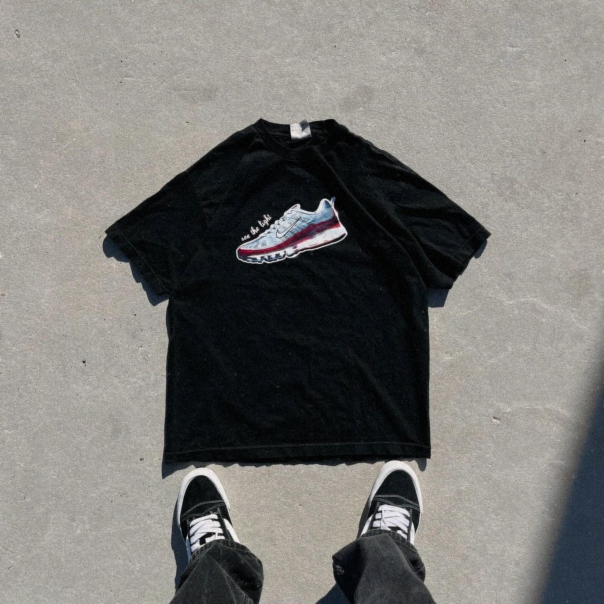 image of Nike Early 00's Tee in Black, Men's (Size Large)