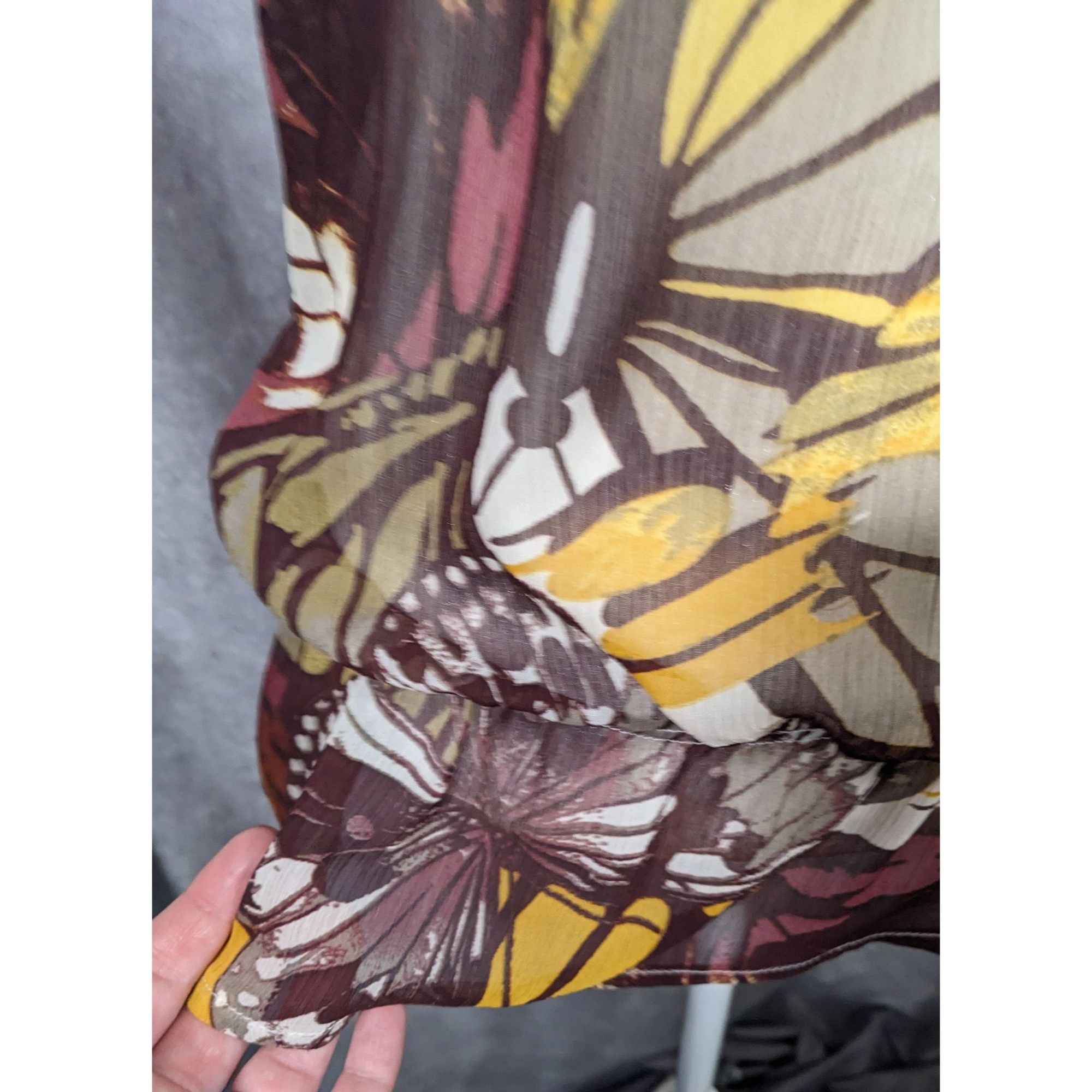 Other Vintage Royal Chicks Bohemian Butterfly Semi Sheer Top Size Size M / US 6-8 / IT 42-44 - 7 Thumbnail