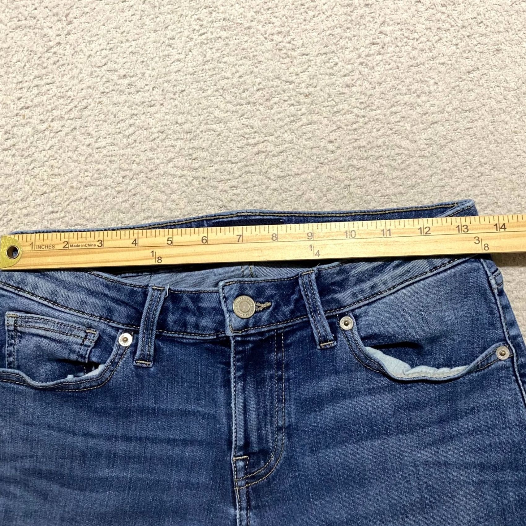 Lucky Brand Lucky Brand Jeans Blue Denim Medium Wash Women 6 Bootcut Pocket 5-Pocket Regular Inseam 31in Stretch Vintage No BMI-2024 Size 28" / US 6 / IT 42 - 5 Thumbnail