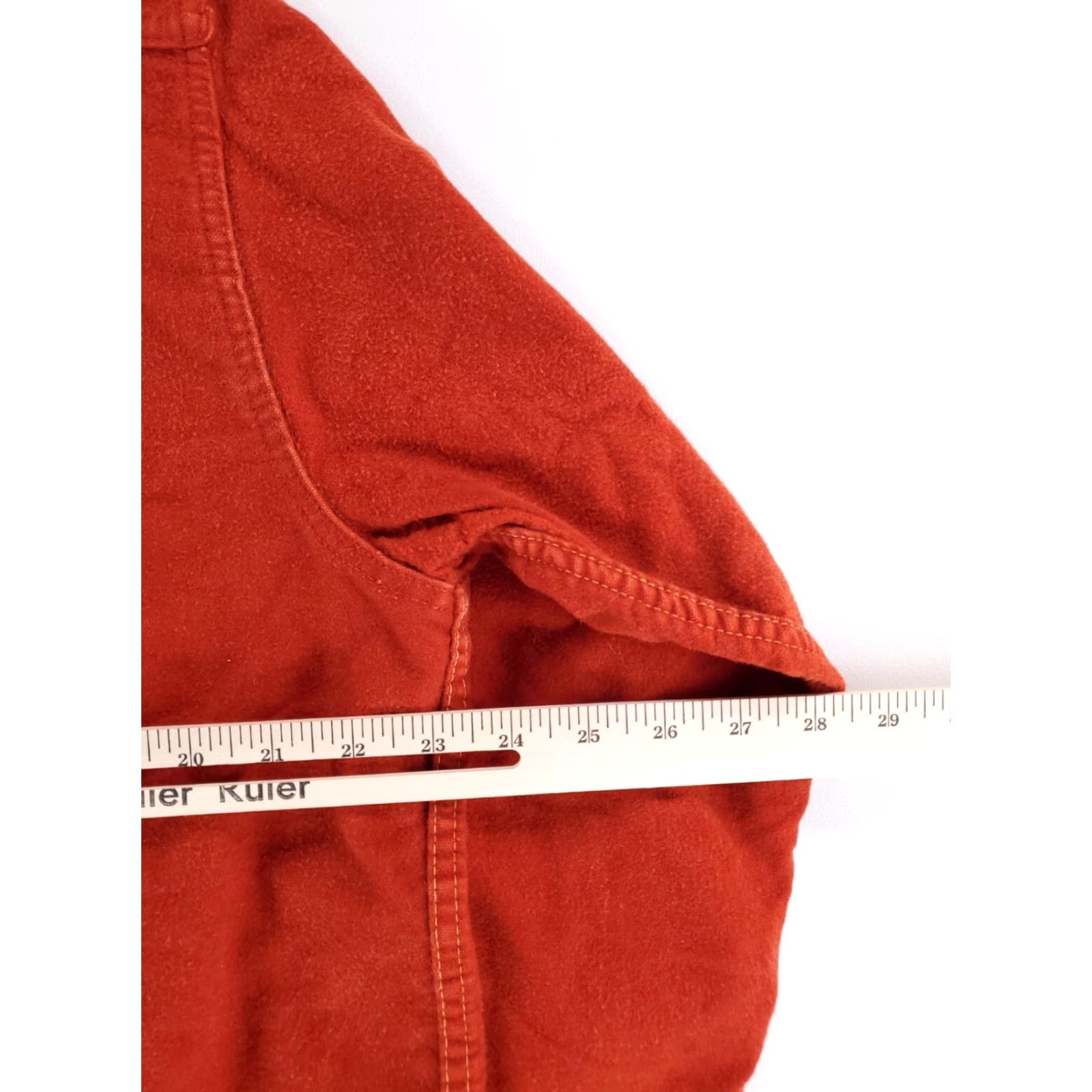 Vintage VINTAGE Gander Mountain Chamois Shirt Wilmont Button-Up Orange Mens L 70s 80s Button-Up Long Sleeve Size US L / EU 52-54 / 3 - 6 Thumbnail