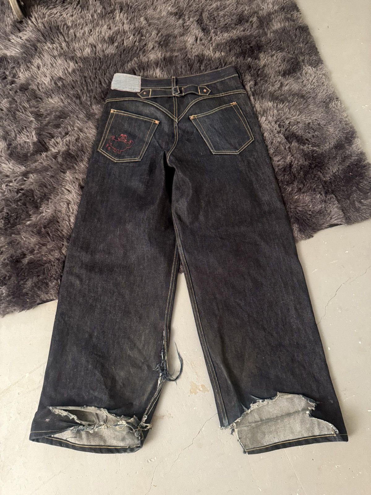 Yuremane big boys indigo 18oz selvedge denim